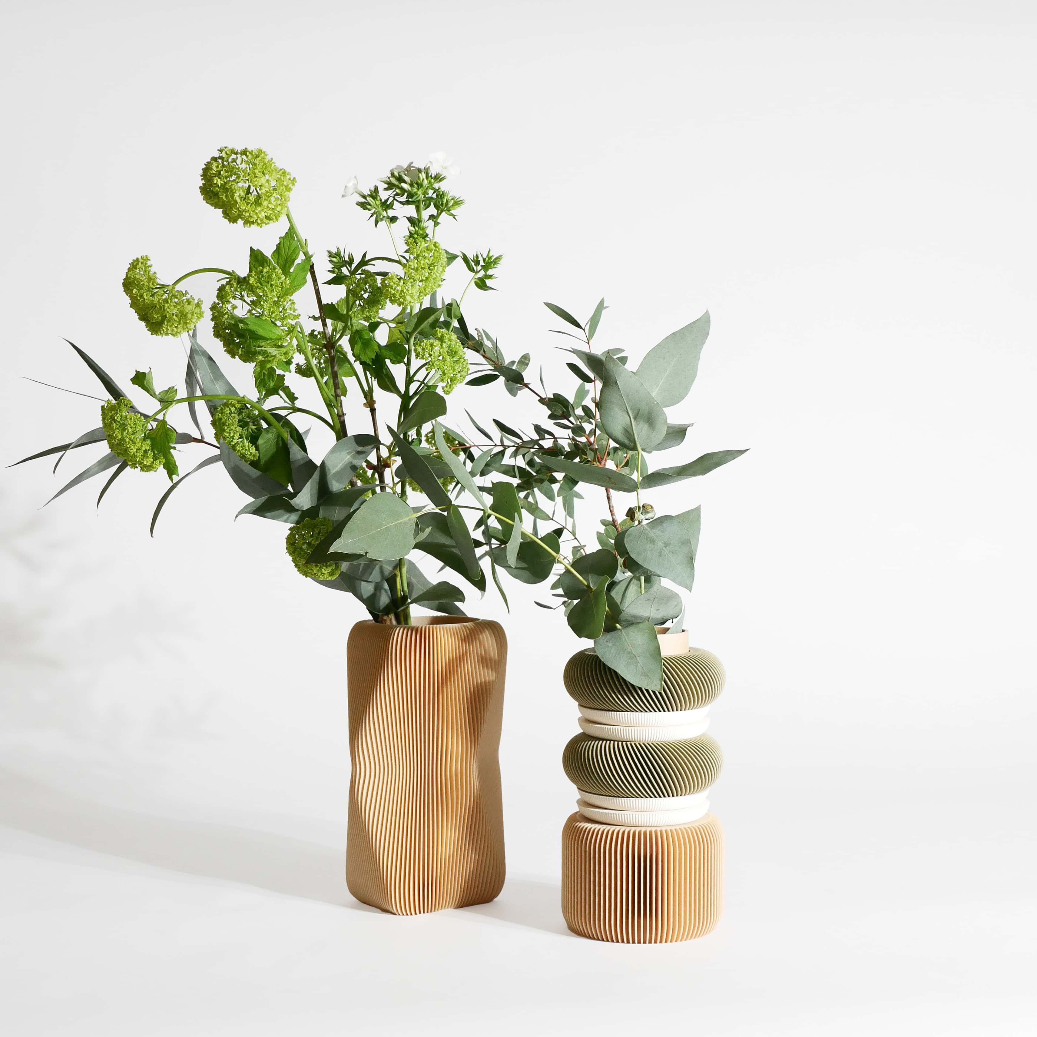 Modular Vase NU Olive Green Rings