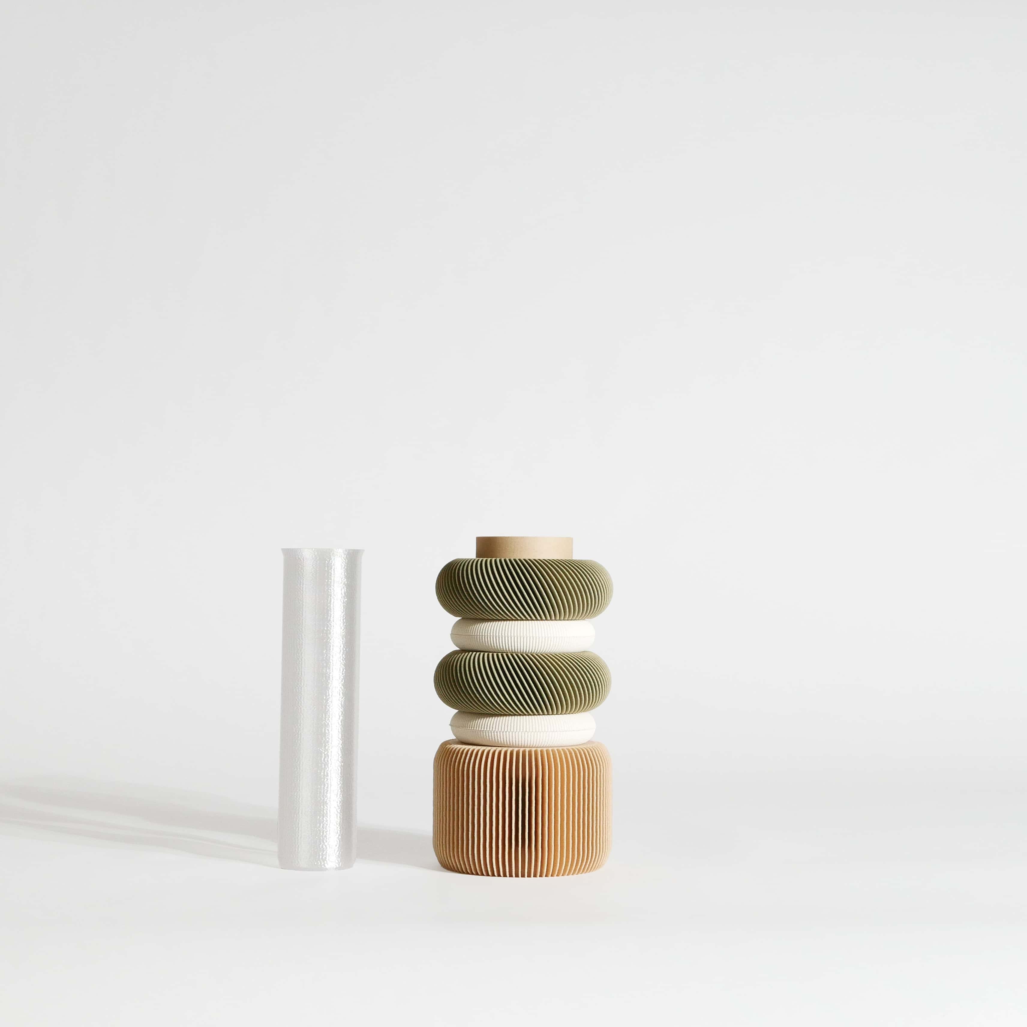 Modular Vase NU Olive Green Rings