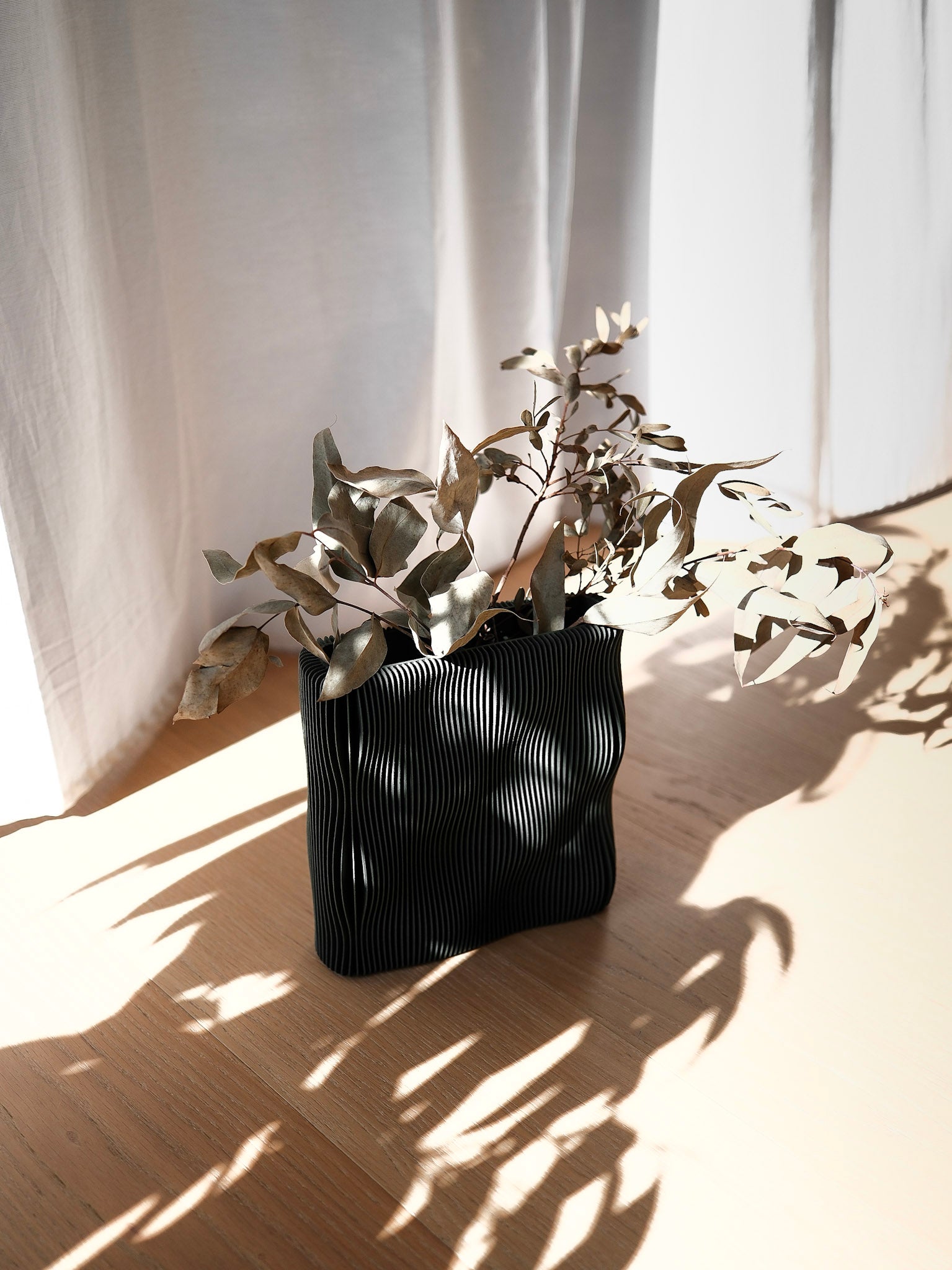 Tide vase green with plants Minimum design #color_green