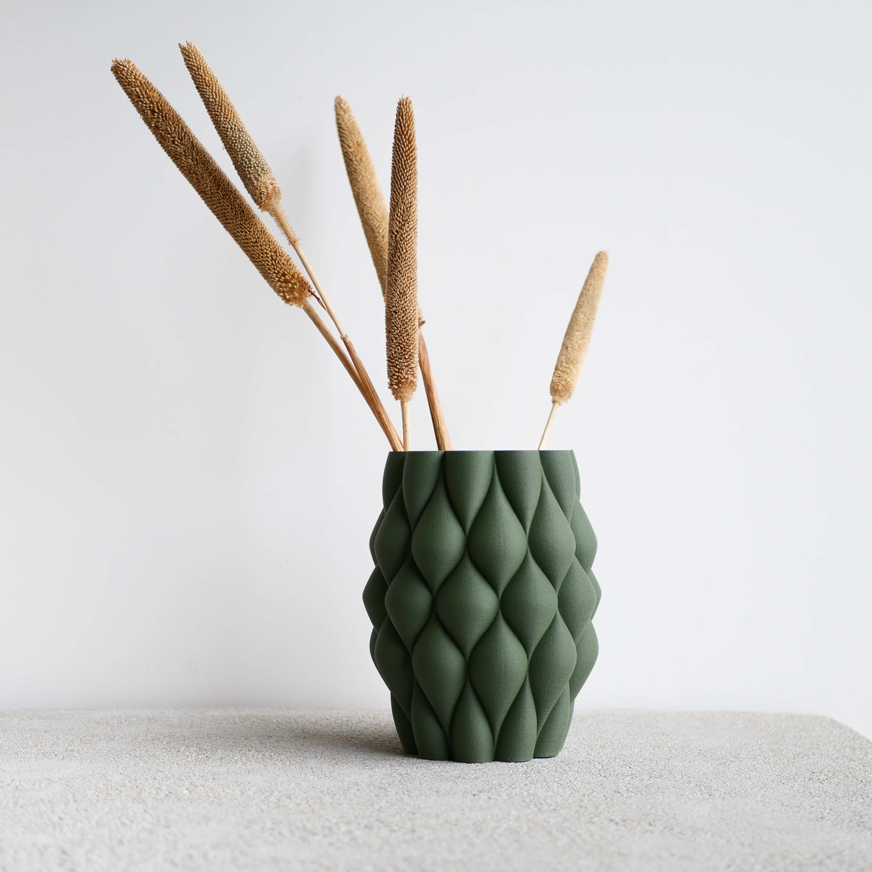 COPENHAGUE Vase - Minimum design #color_green