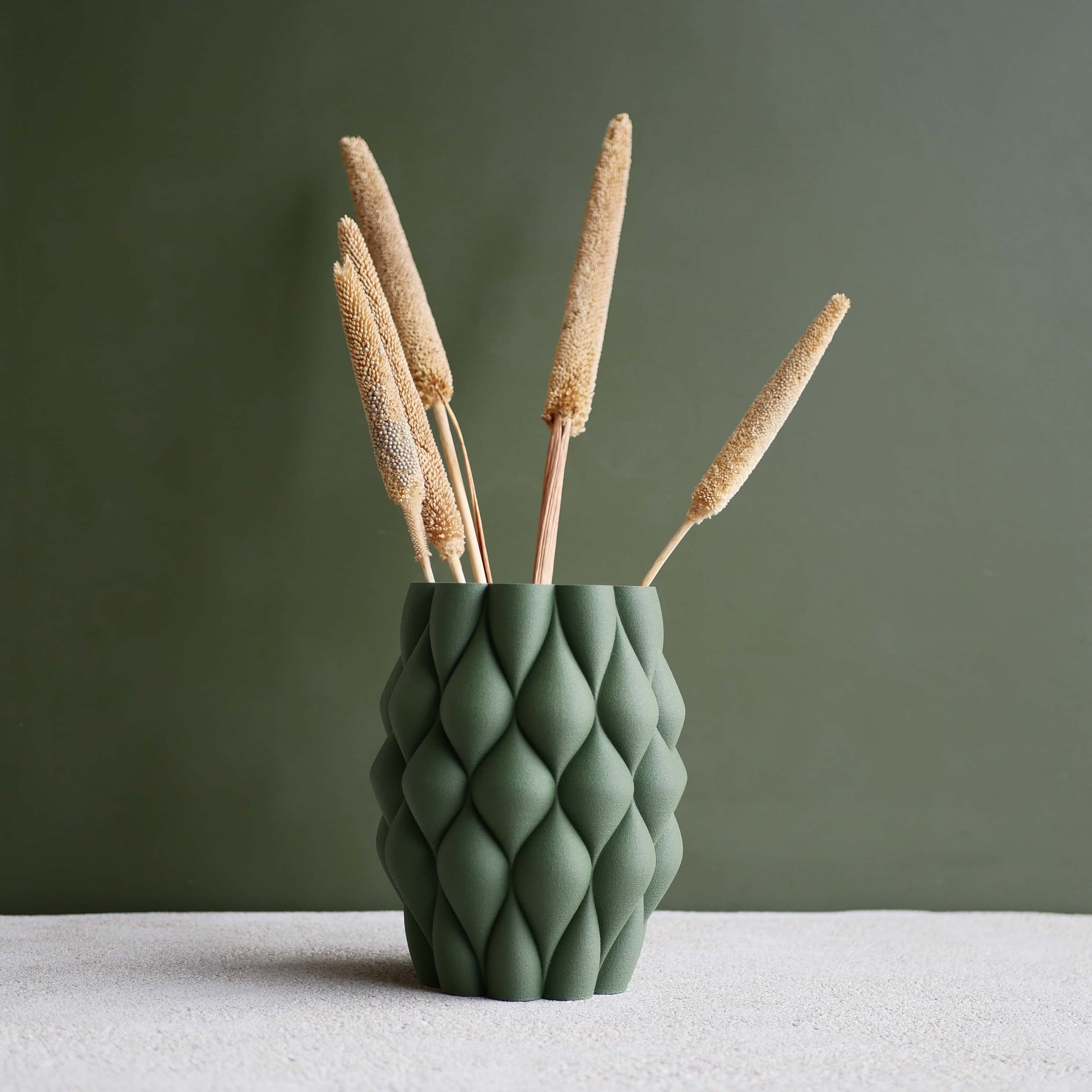 COPENHAGUE Vase - Minimum design #color_green