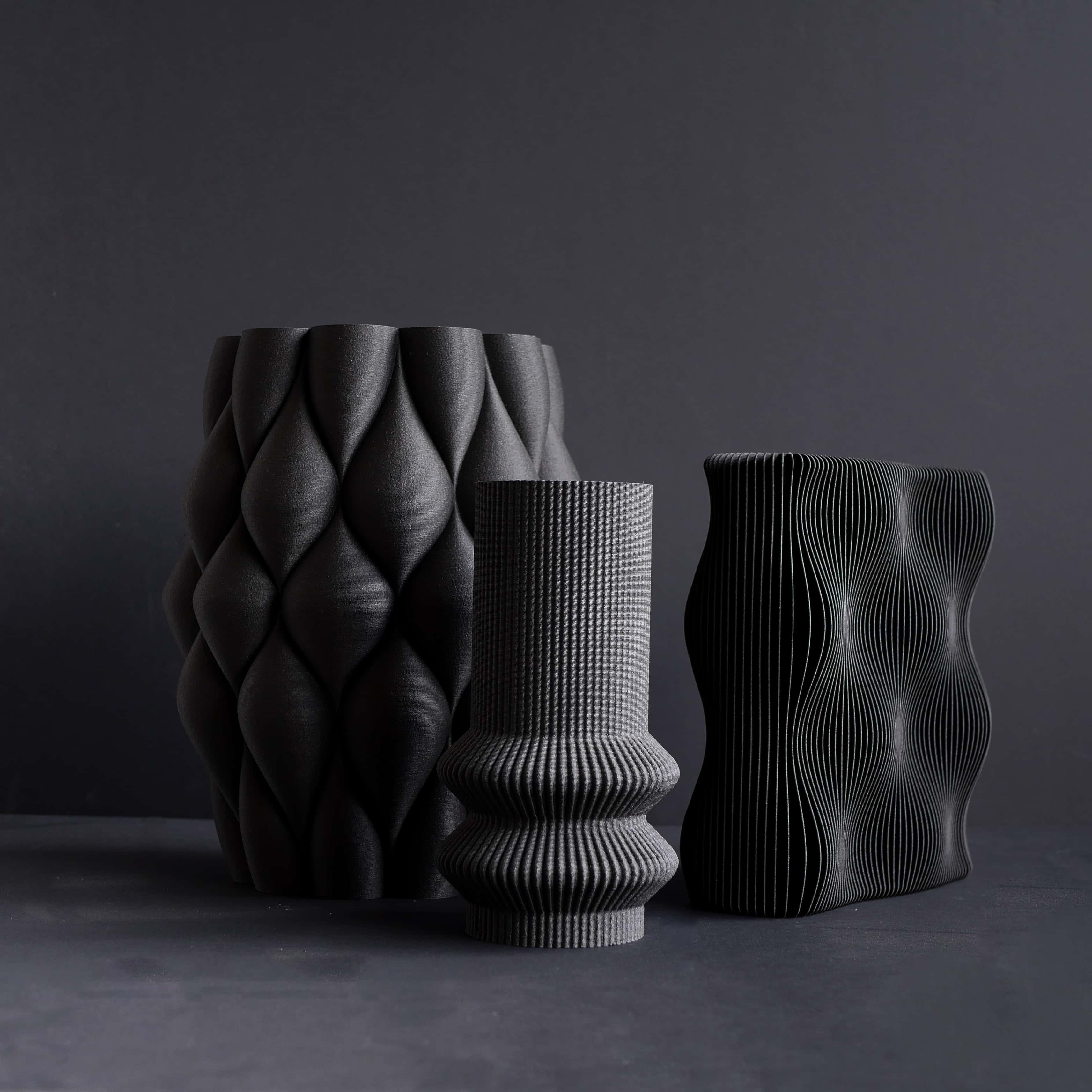 COPENHAGUE Vase - Minimum design #color_black
