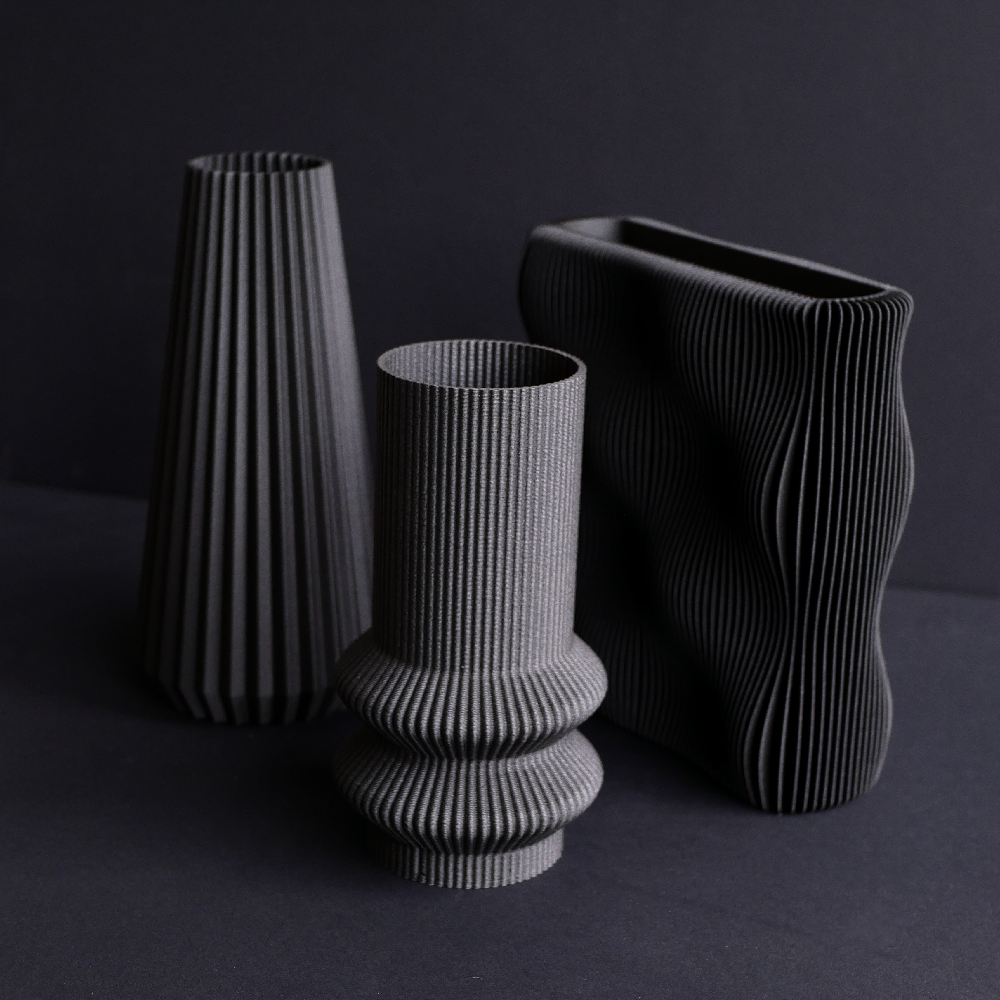 JUNE Vase - Minimum design #color_Black
