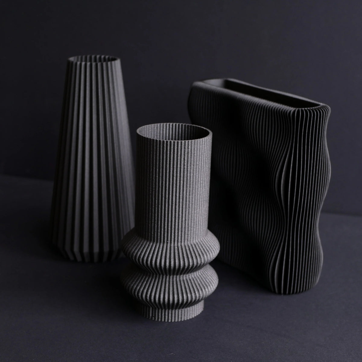 JUNE Vase - Minimum design #color_Black