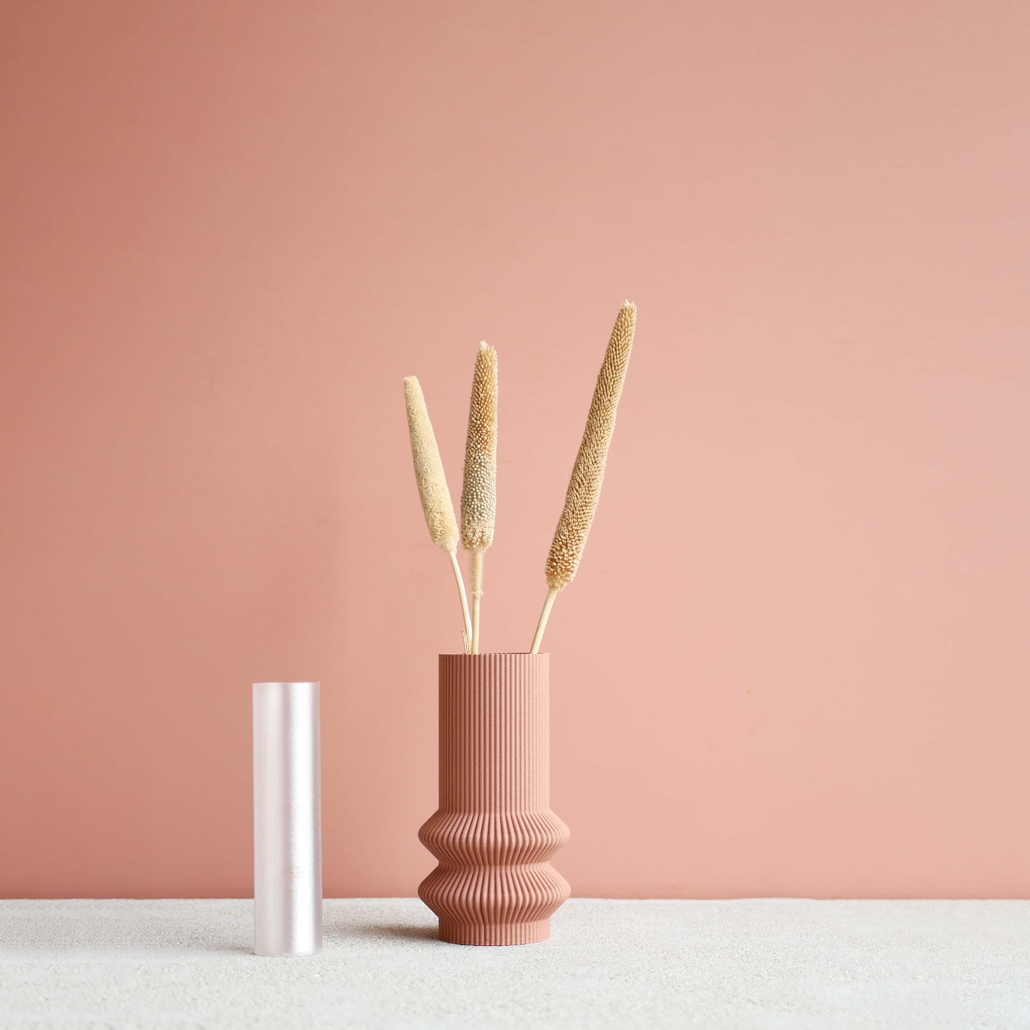 JUNE Vase - Minimum design #color_Terracotta