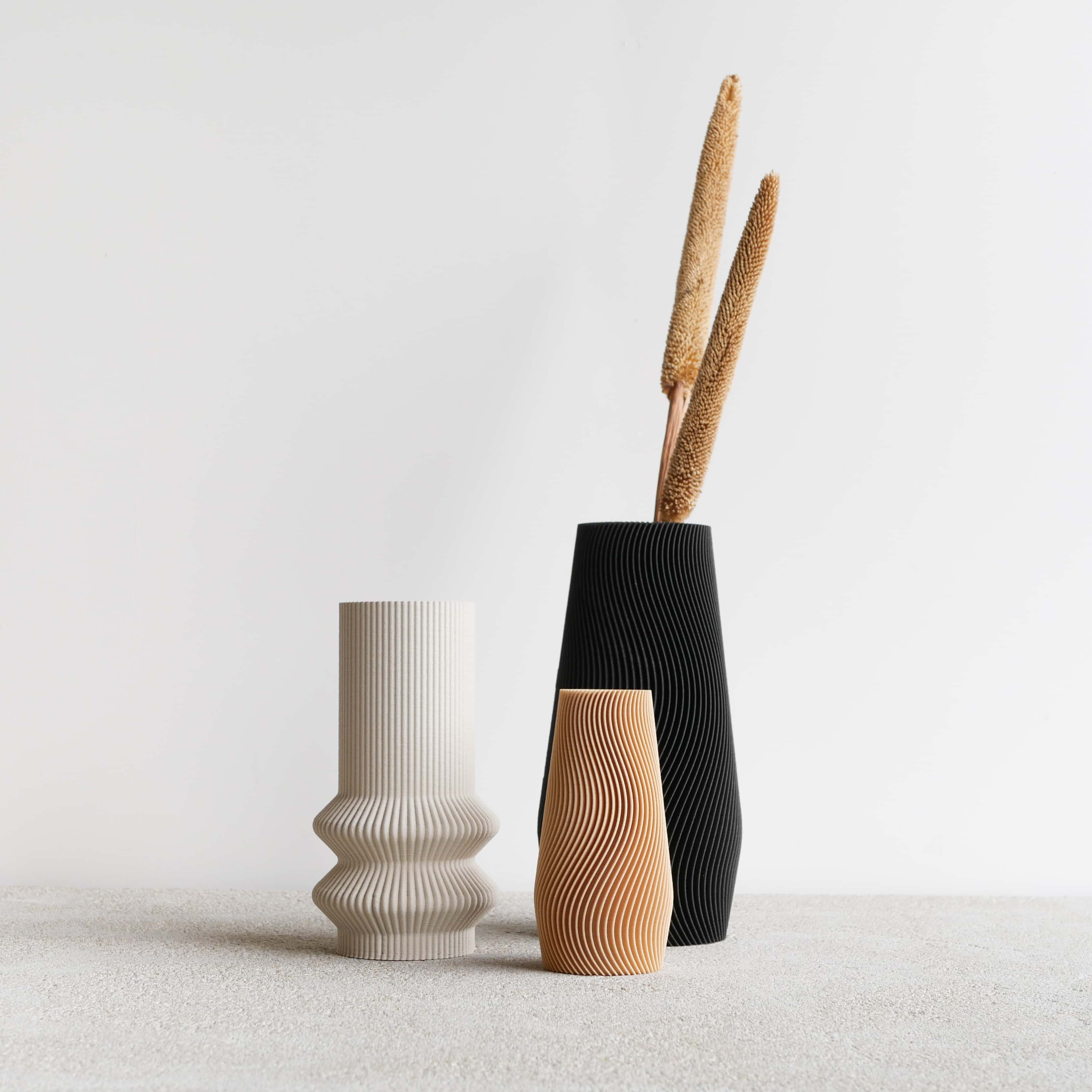 UNE Vase - Minimum design #color_Mist white