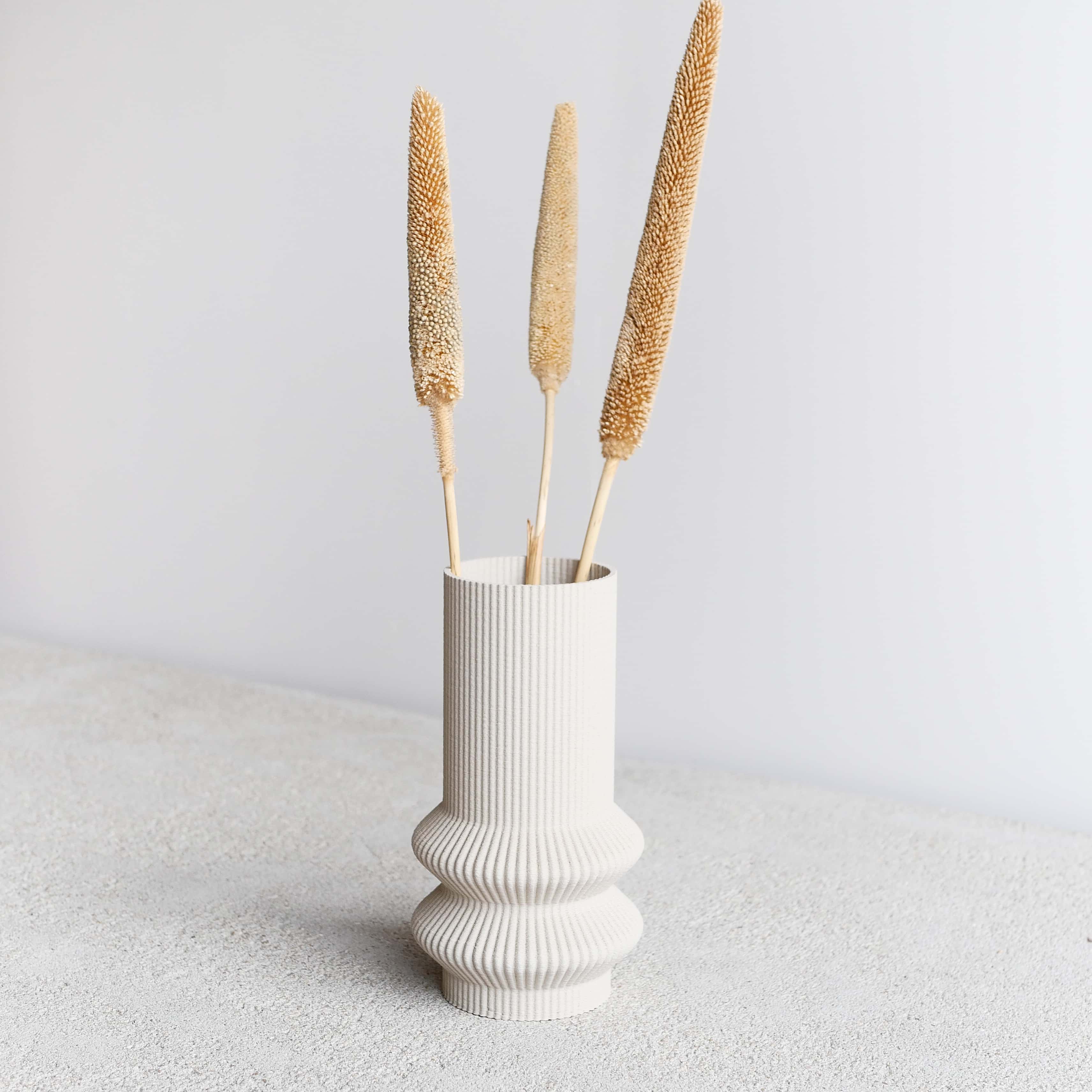UNE Vase - Minimum design #color_Mist white