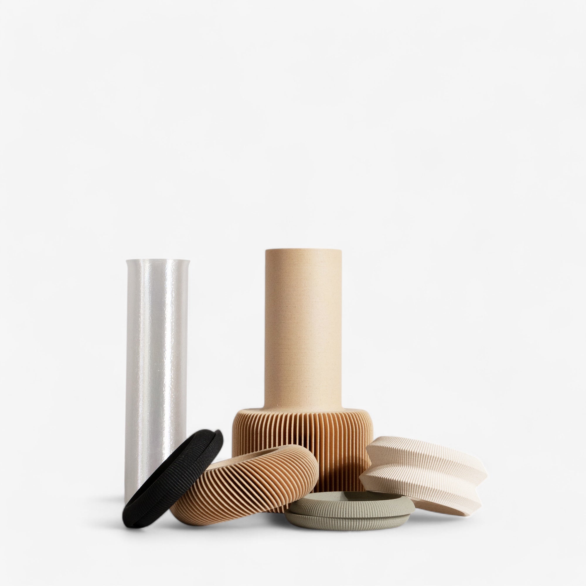 Modular Vase NU Olive Green