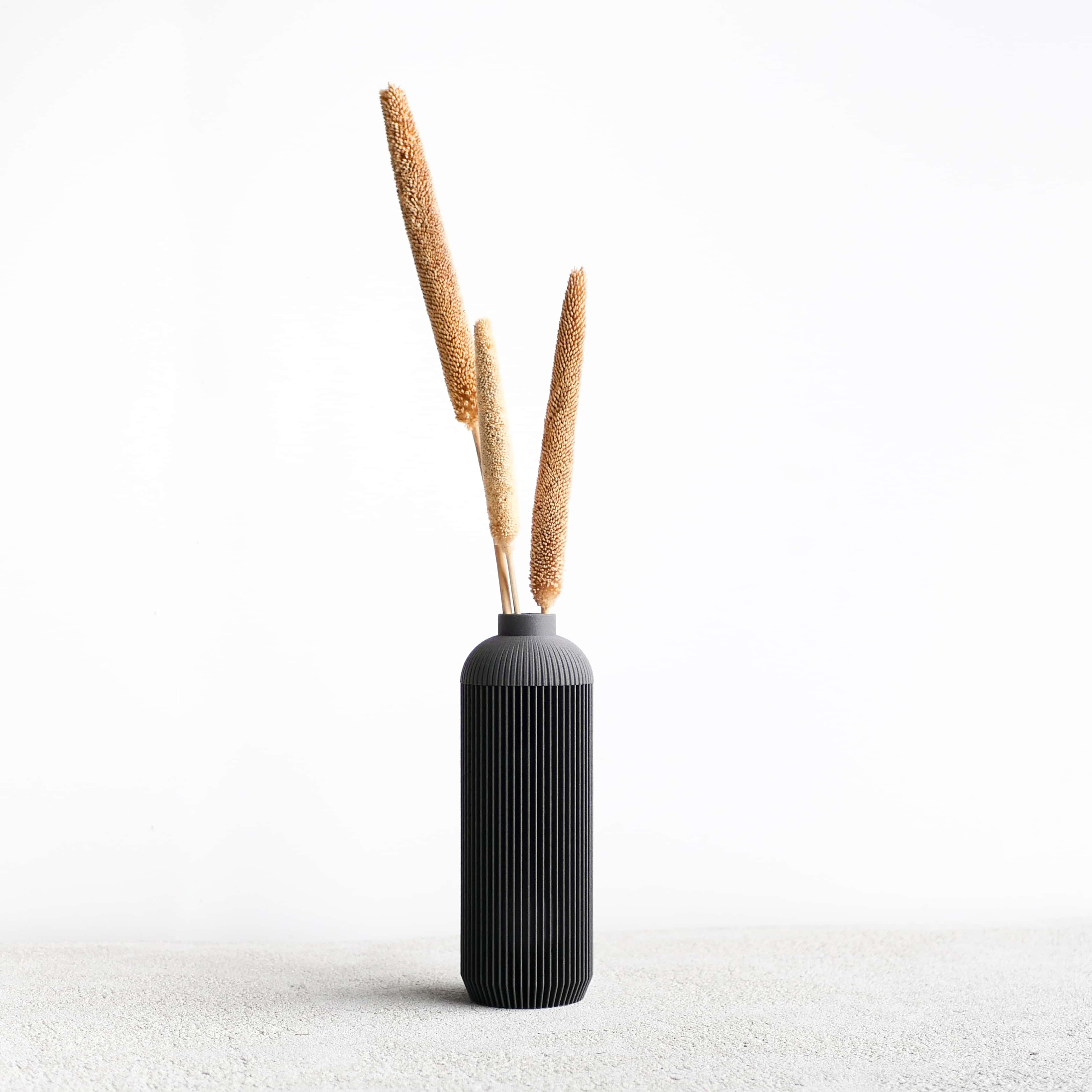 Onde Vase - Minimum design - Home decor - #color_Dark grey
