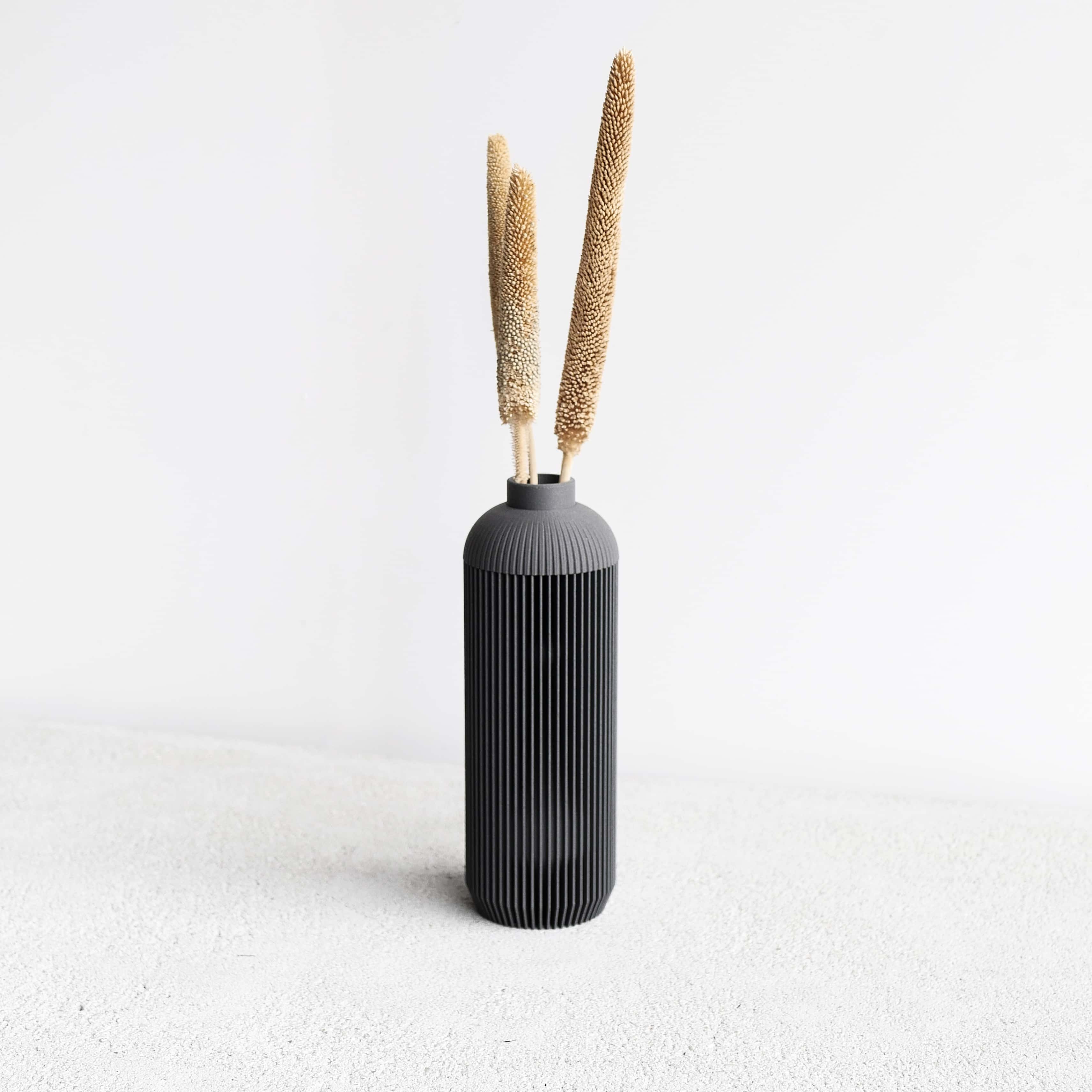 Onde Vase - Minimum design - Home decor - #color_Dark grey