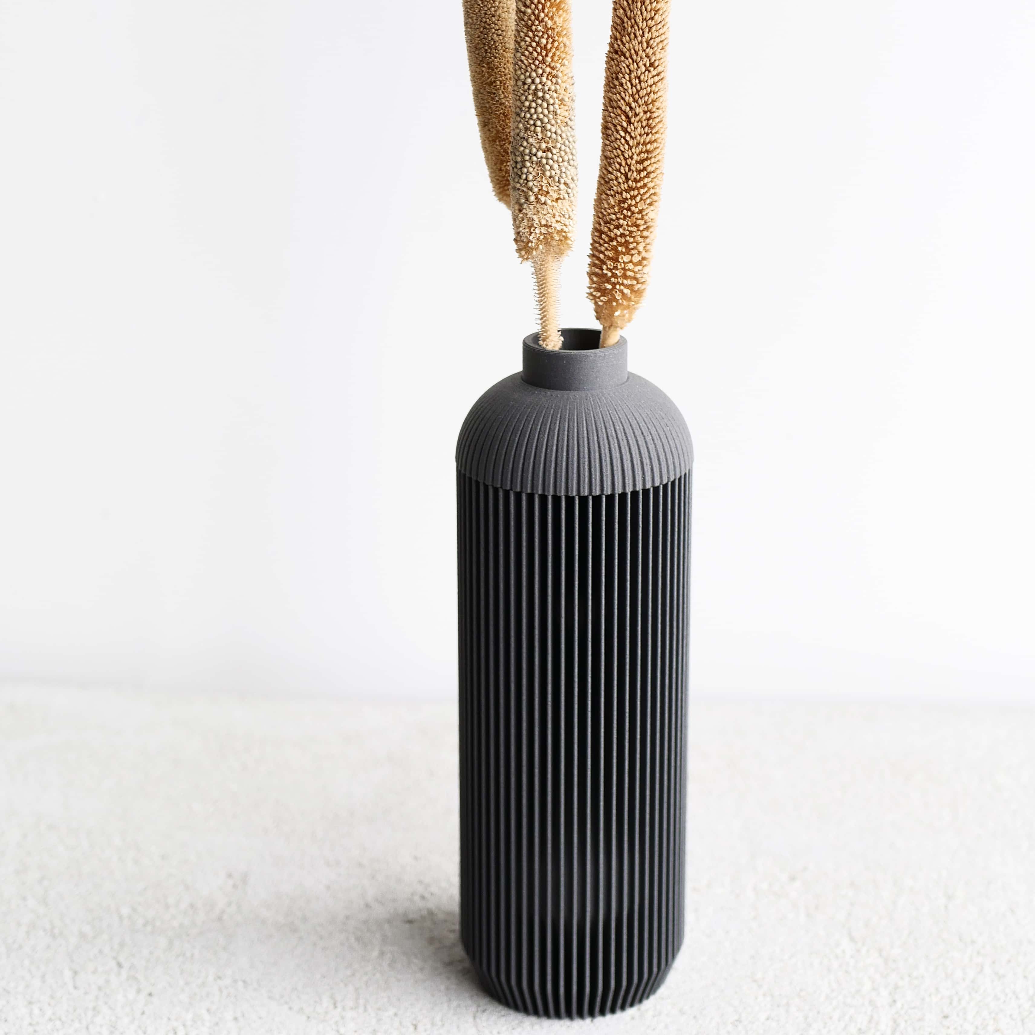 Onde Vase - Minimum design - Home decor - #color_Dark grey