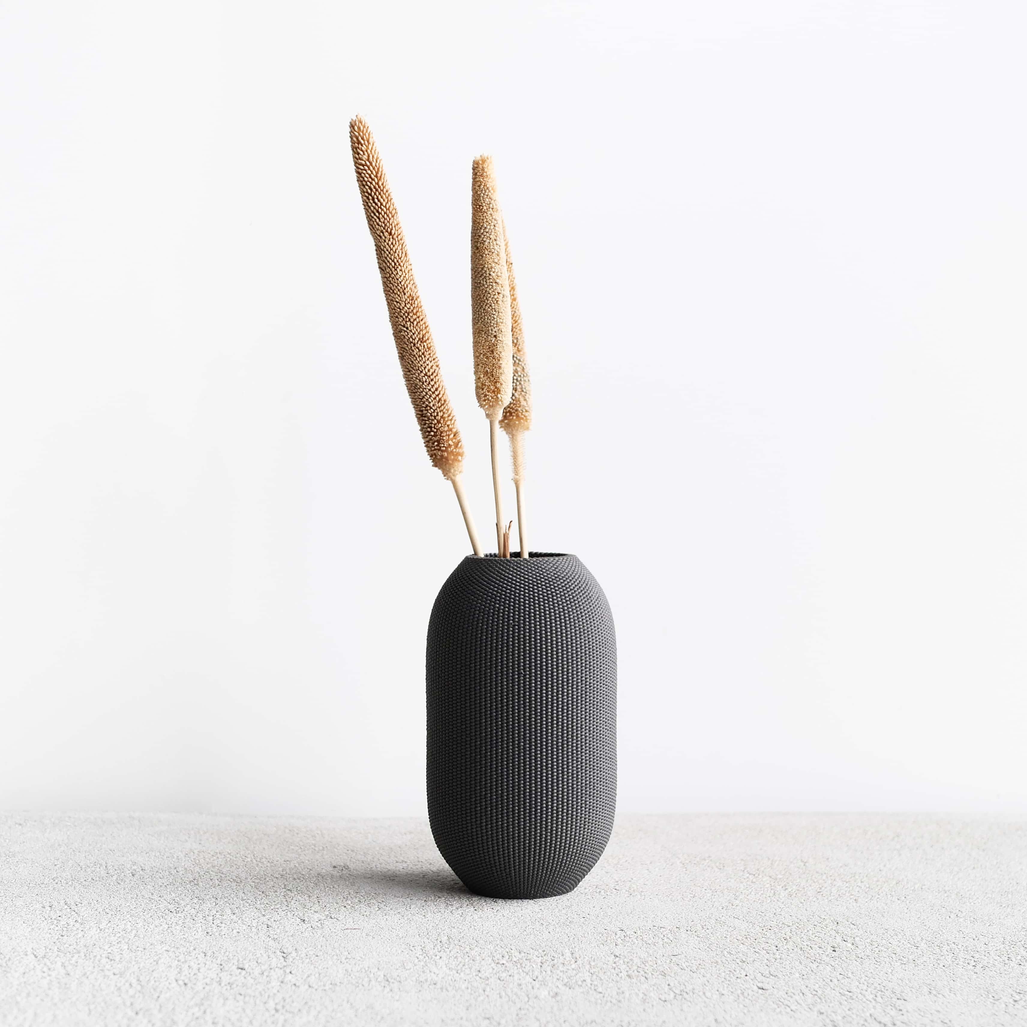 Perle Vase I Minimum Design #Dark grey