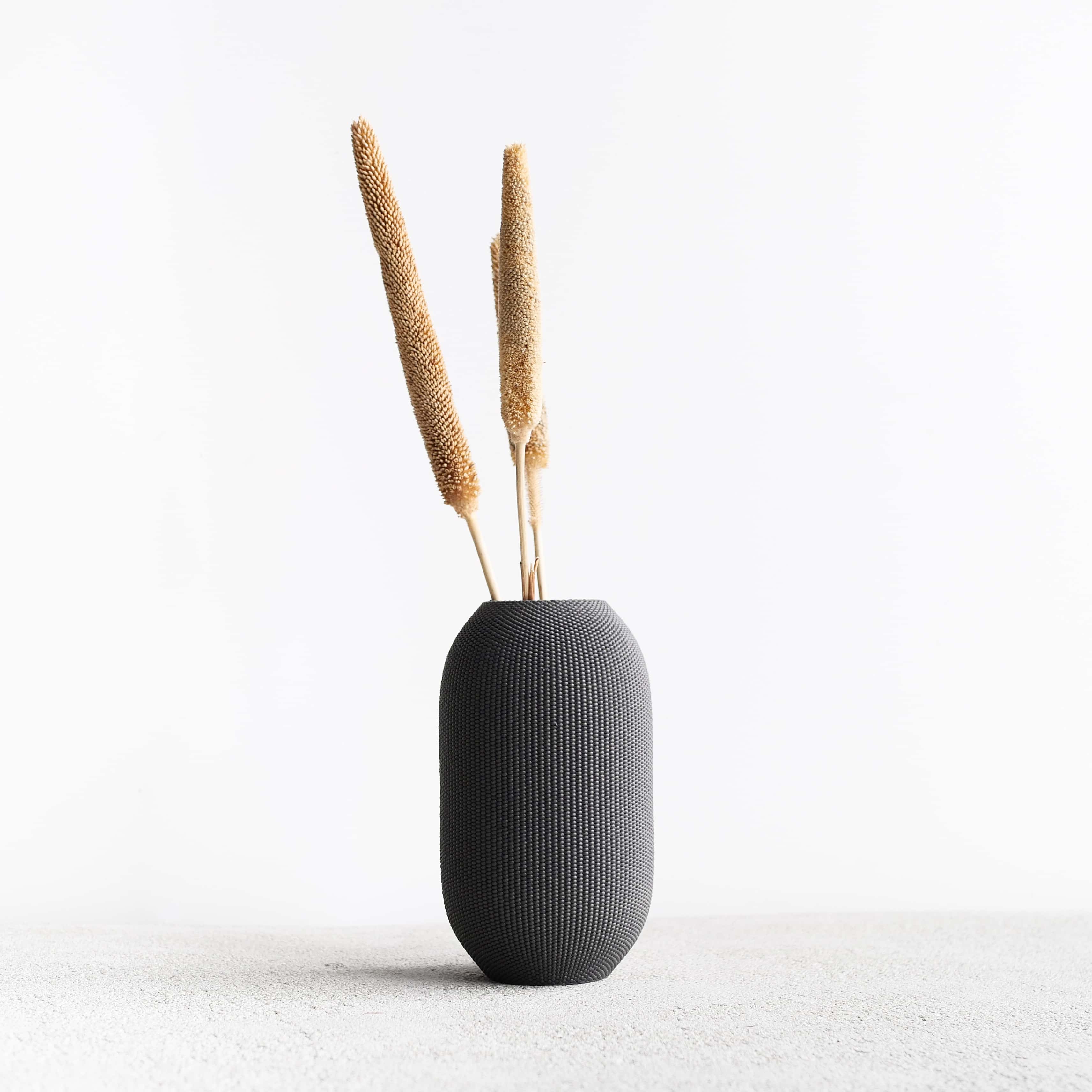 Perle Vase I Minimum Design #Dark grey