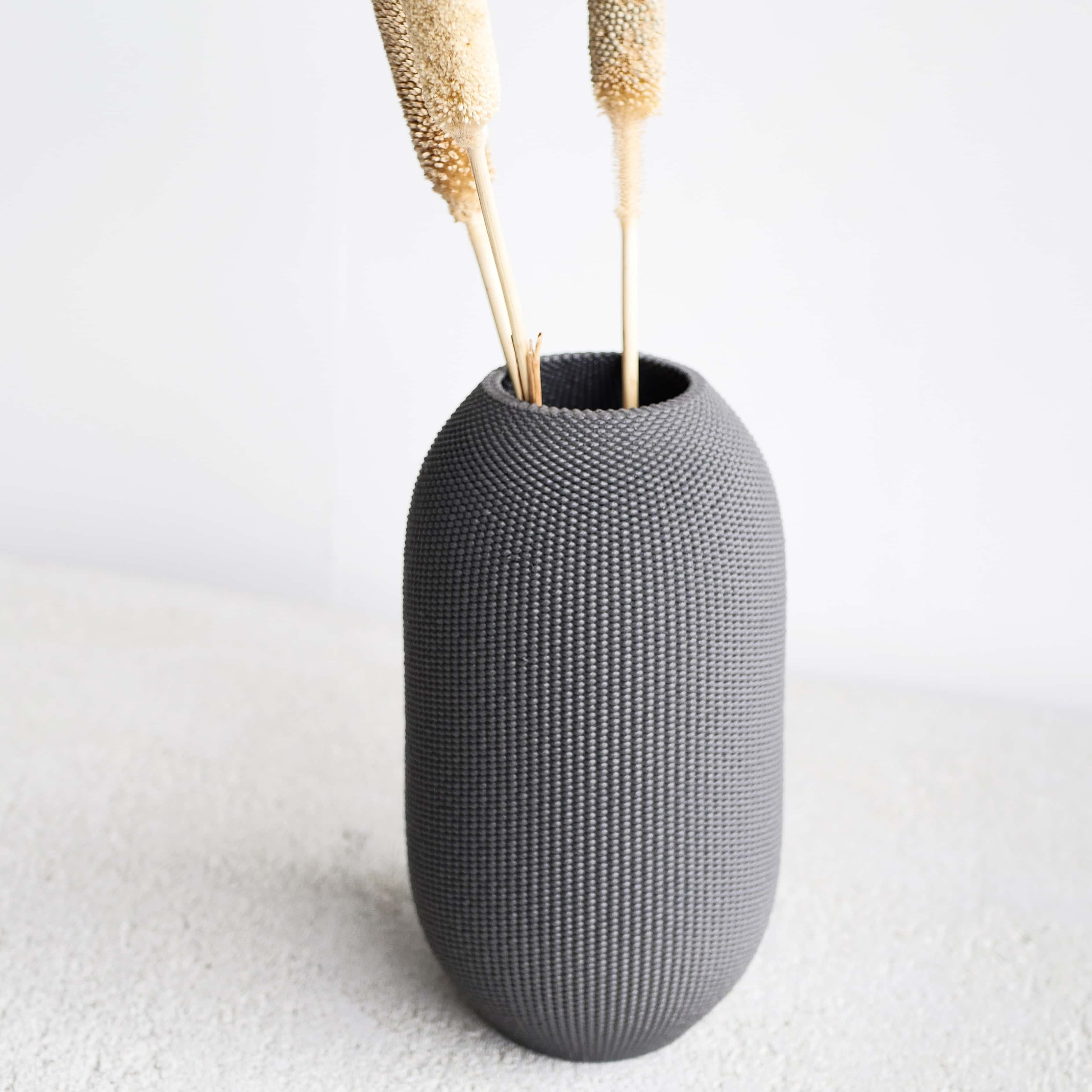 Perle Vase I Minimum Design #Dark grey