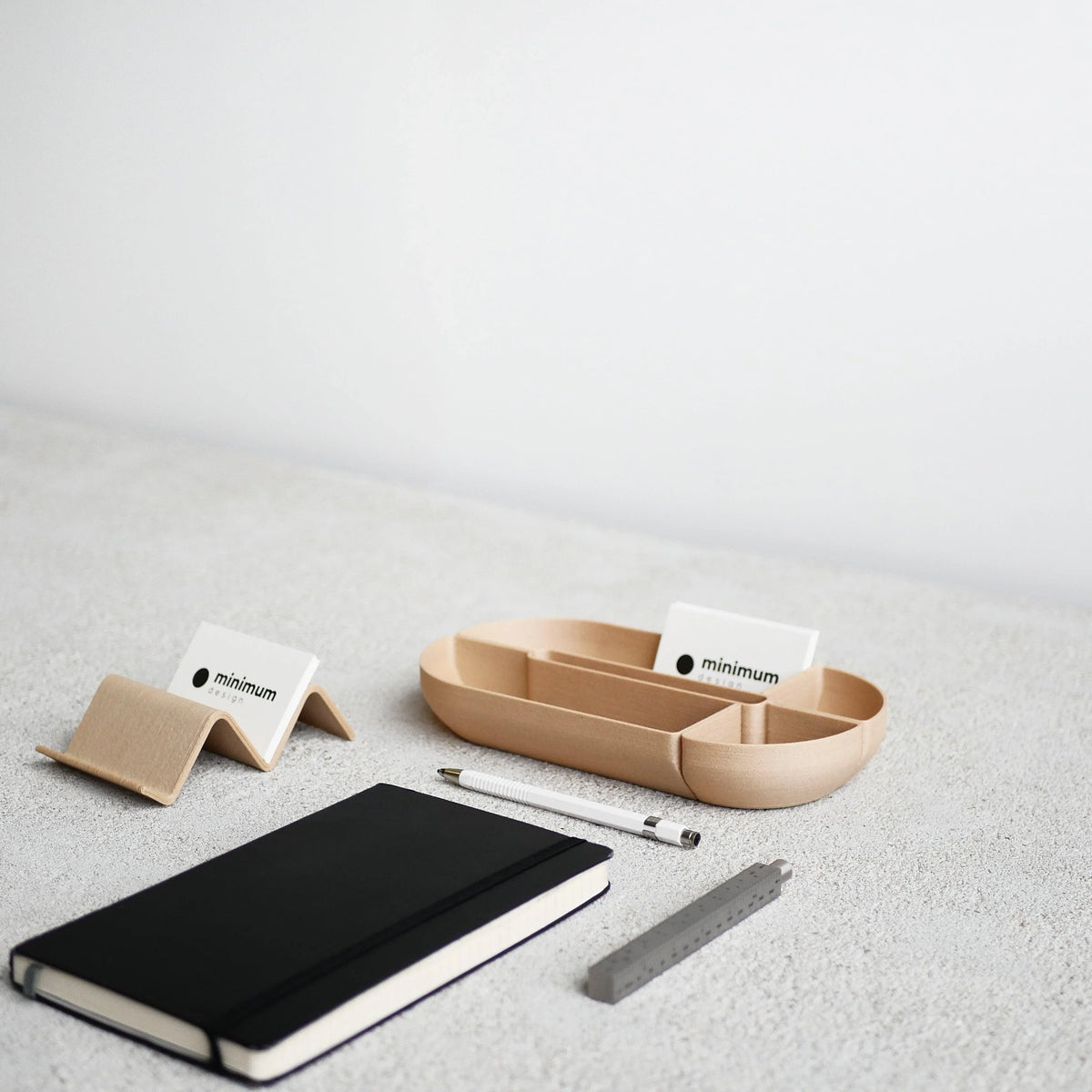 BROOKLYN 01 Desk organizer - Minimum Design #color_Natural