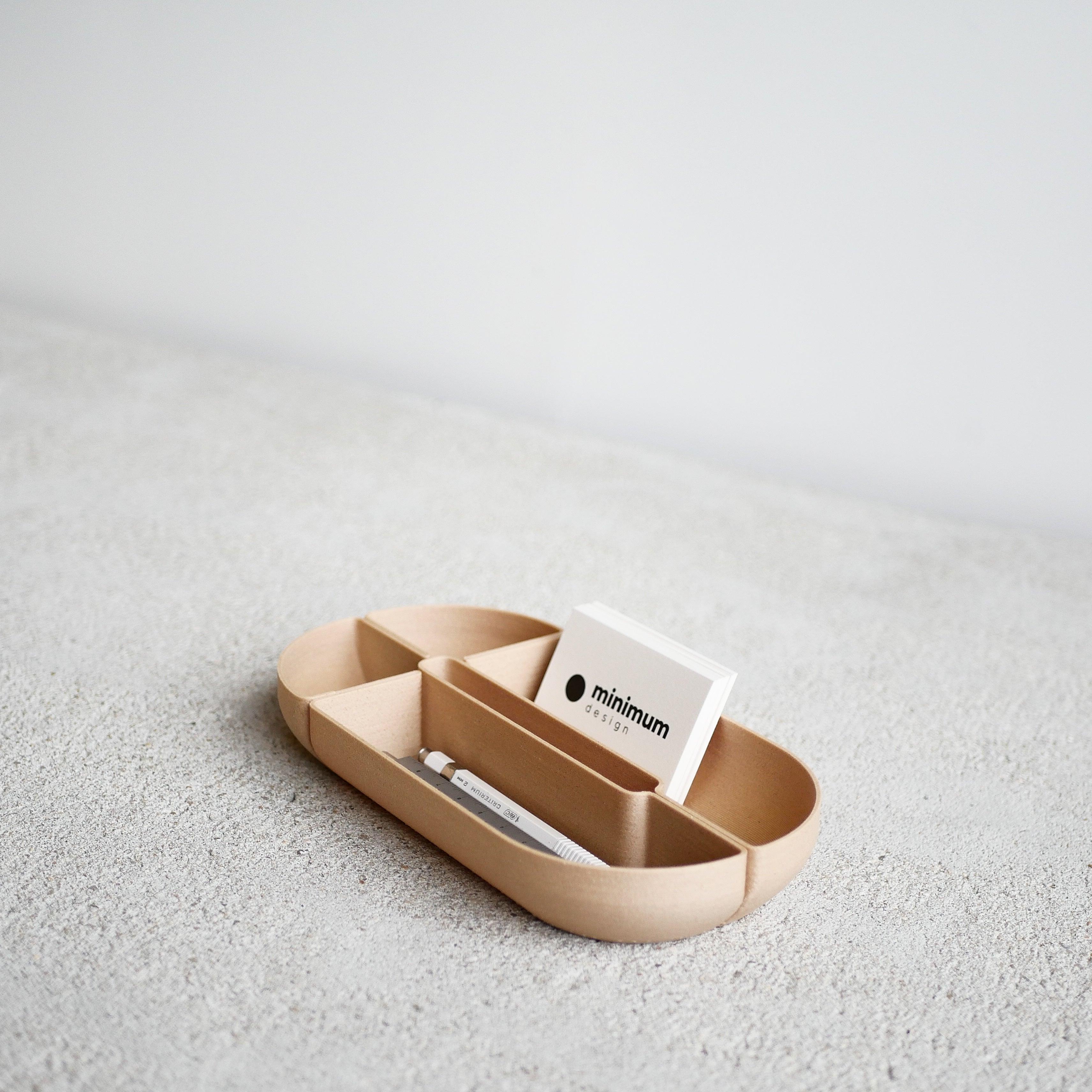 BROOKLYN 01 Desk organizer - Minimum Design #color_Natural