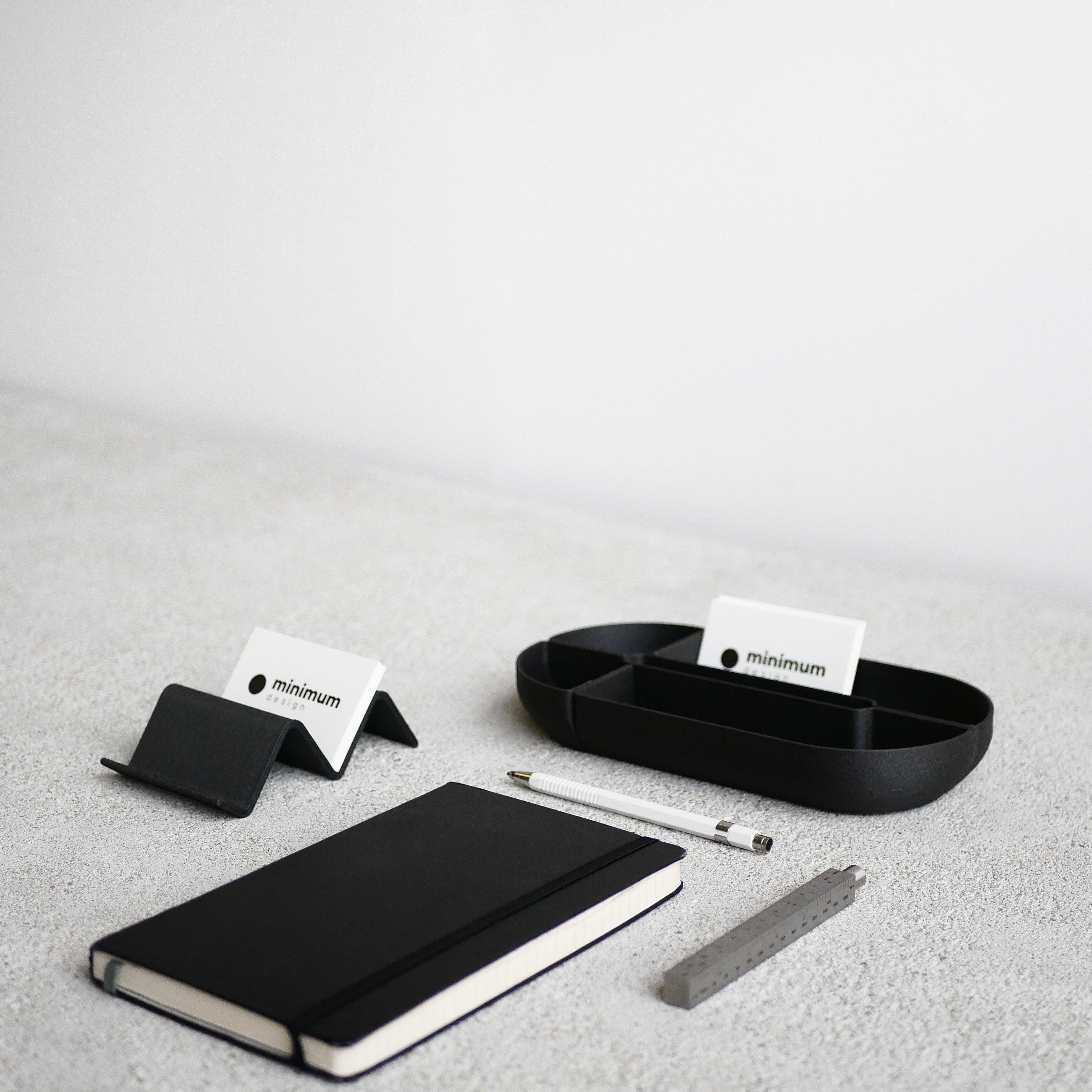 BROOKLYN 01 Desk organizer - Minimum Design #color_Black
