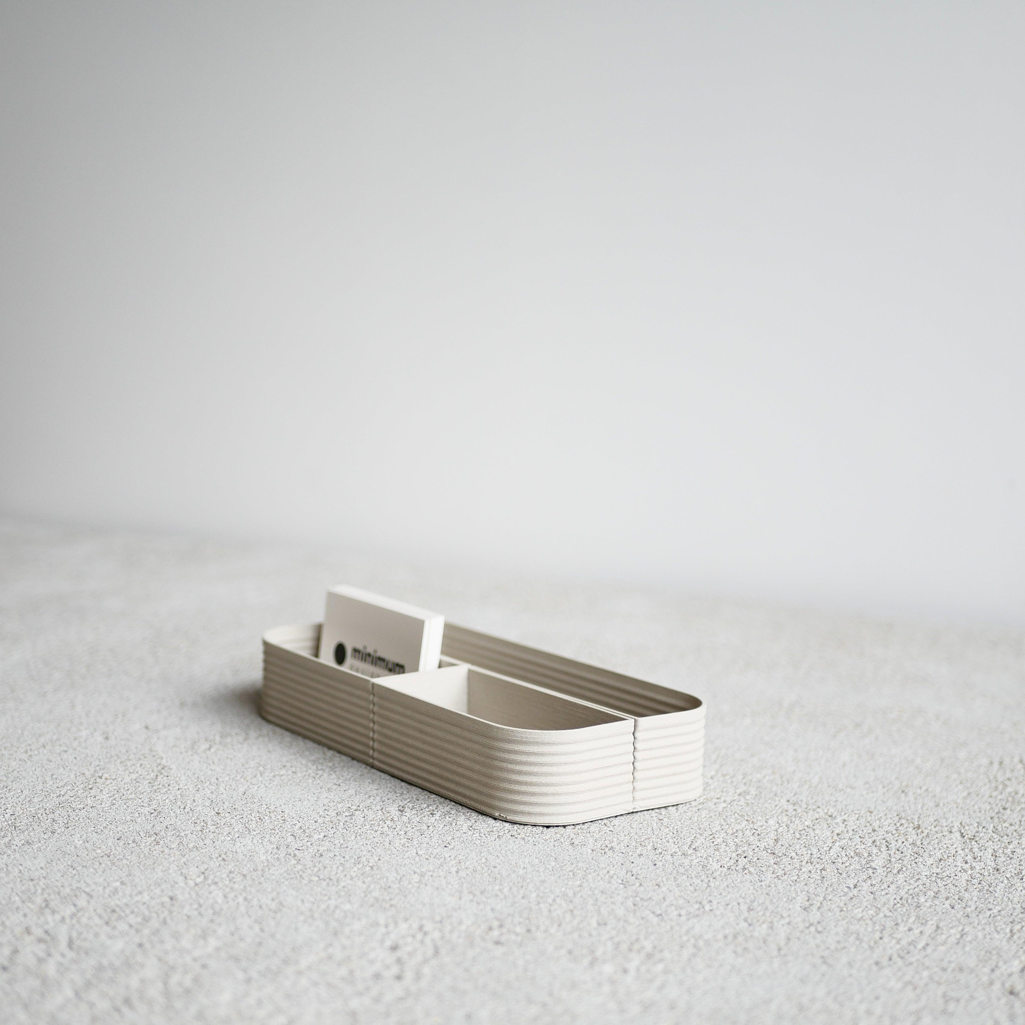 BROOKLYN 02 Desk organizer - Minimum Design #color_mist white