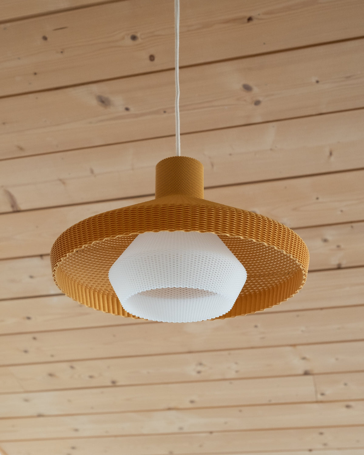 WOVE Pendant Light | Saffron Yellow