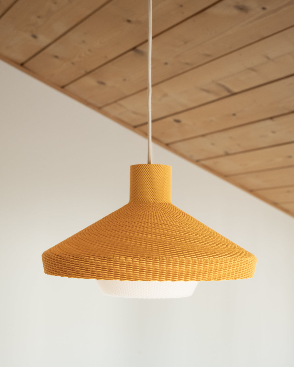 WOVE Pendant Light | Saffron Yellow