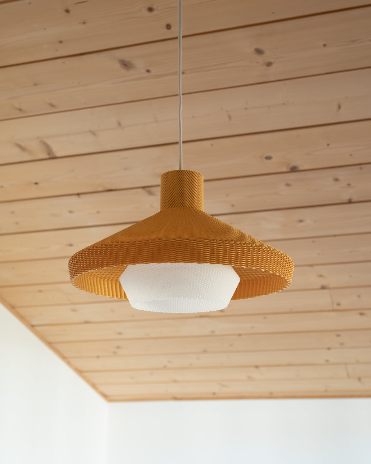 WOVE Pendant Light | Saffron Yellow