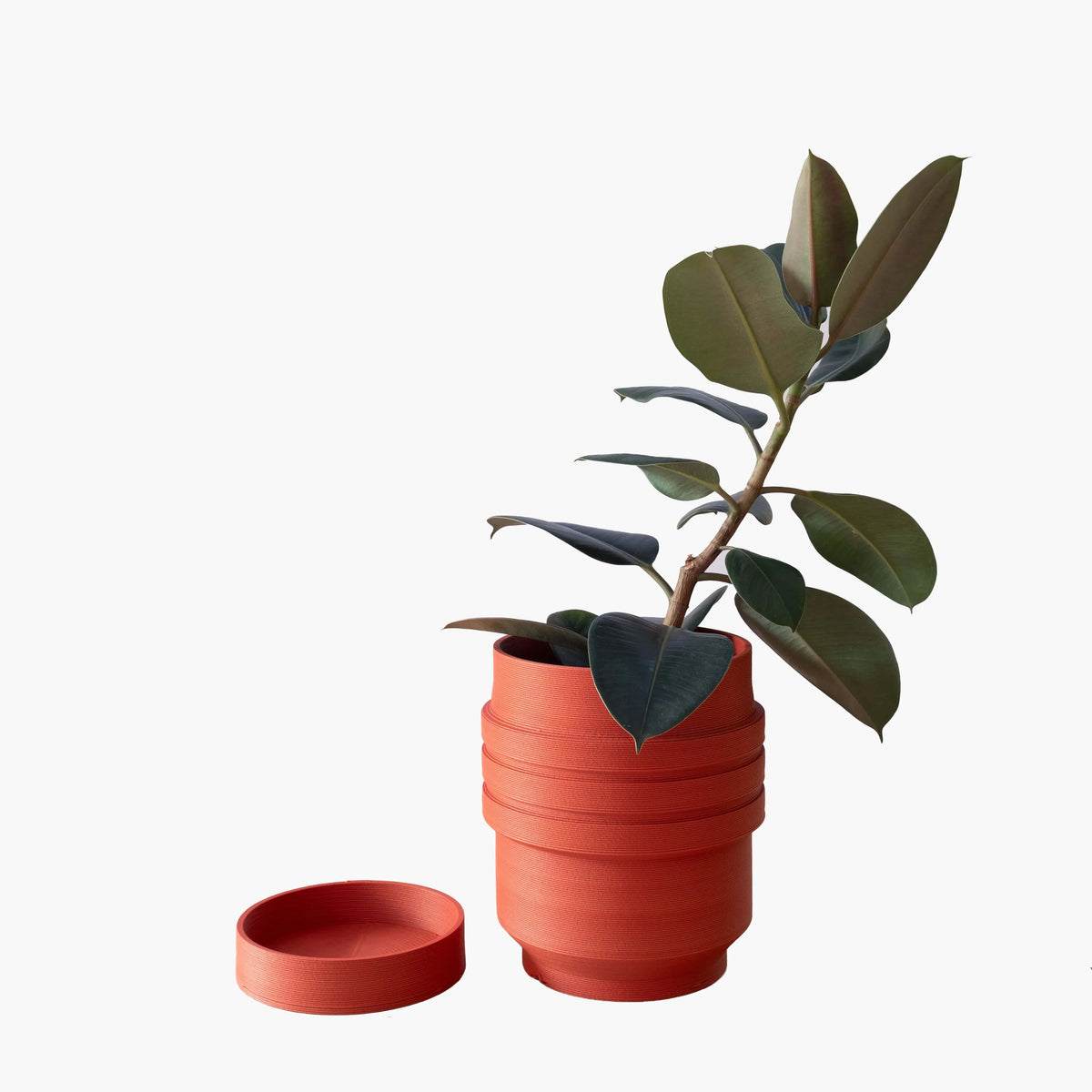 SYDNEY Mid Floor Planter | Terracotta Rust