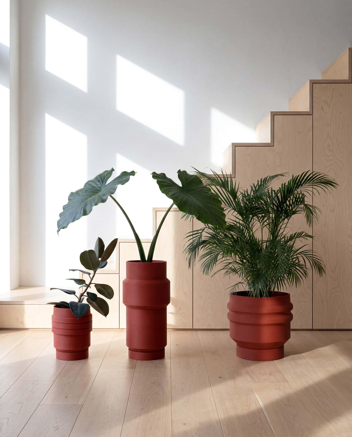 SYDNEY Totem Tall Floor Planter | Terracotta Rust
