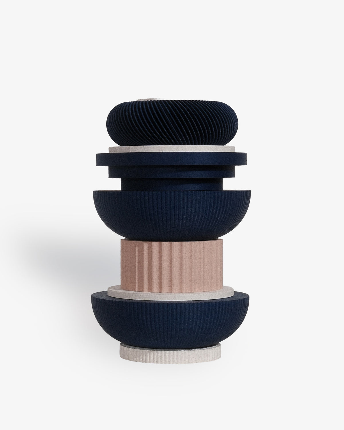 TOTEM 02 Modular Vase | Cobalt Blue Design