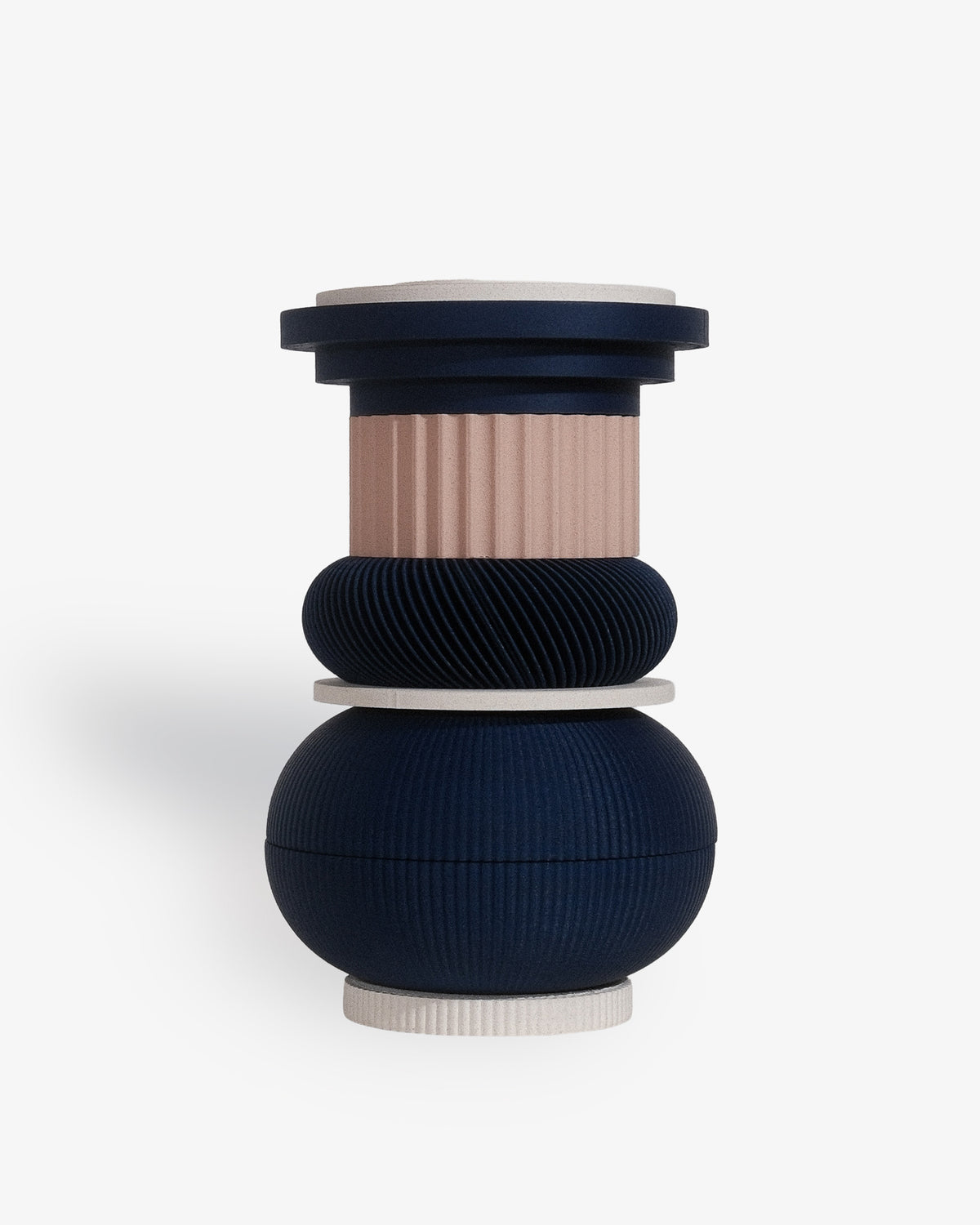 TOTEM 02 Modular Vase | Cobalt Blue Design