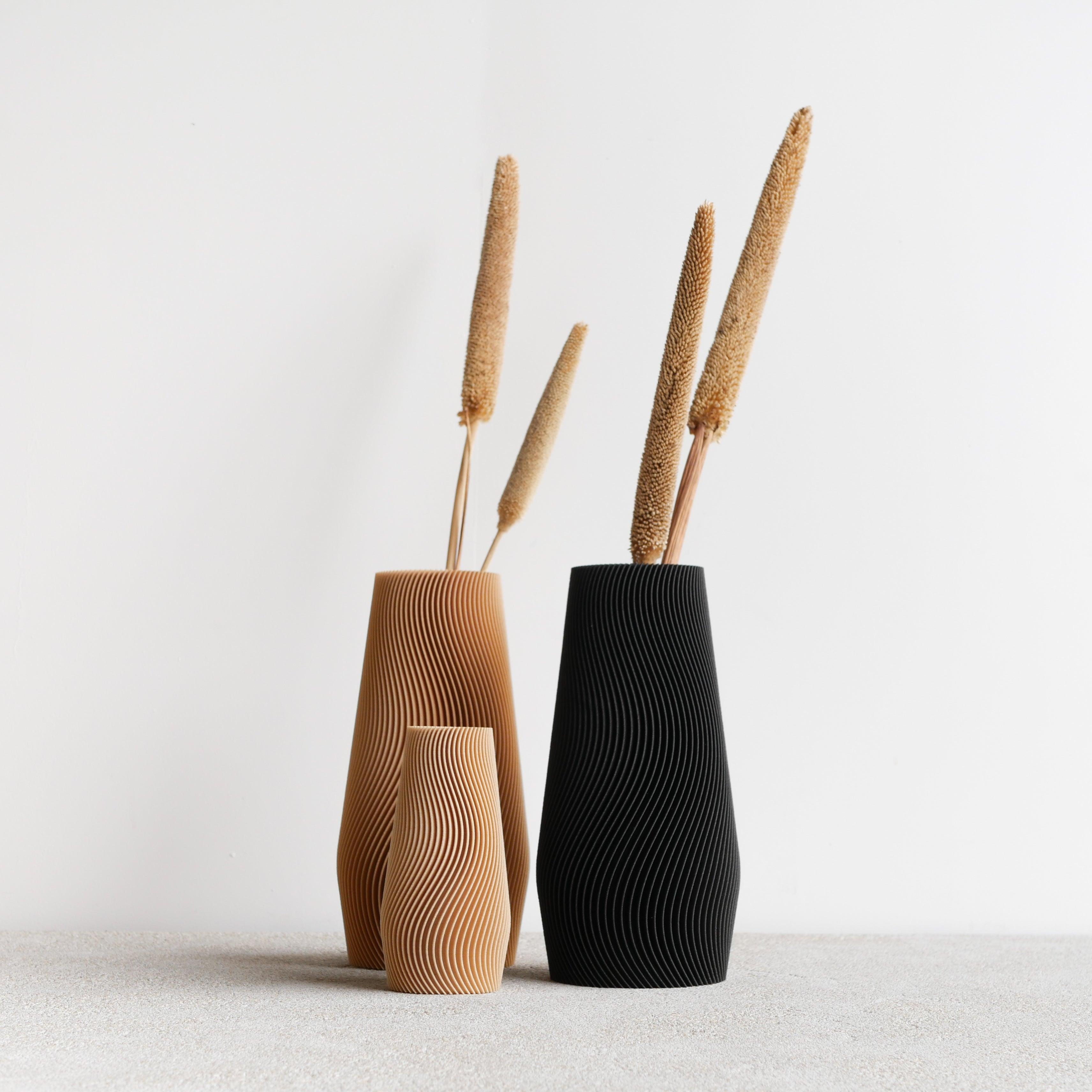 WAVE Vase - Minimum Design #color_natural