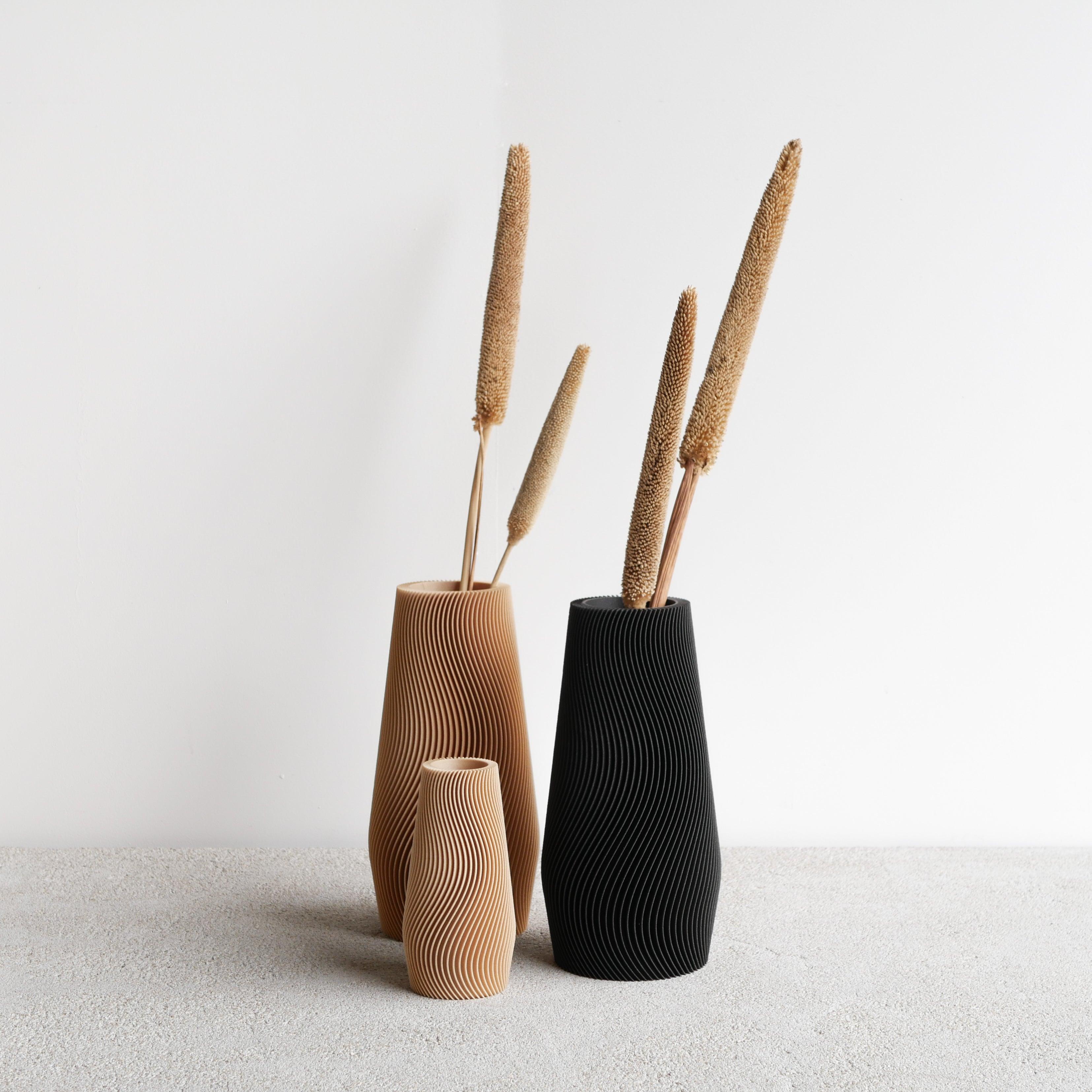 WAVE Vase - Minimum Design #color_black