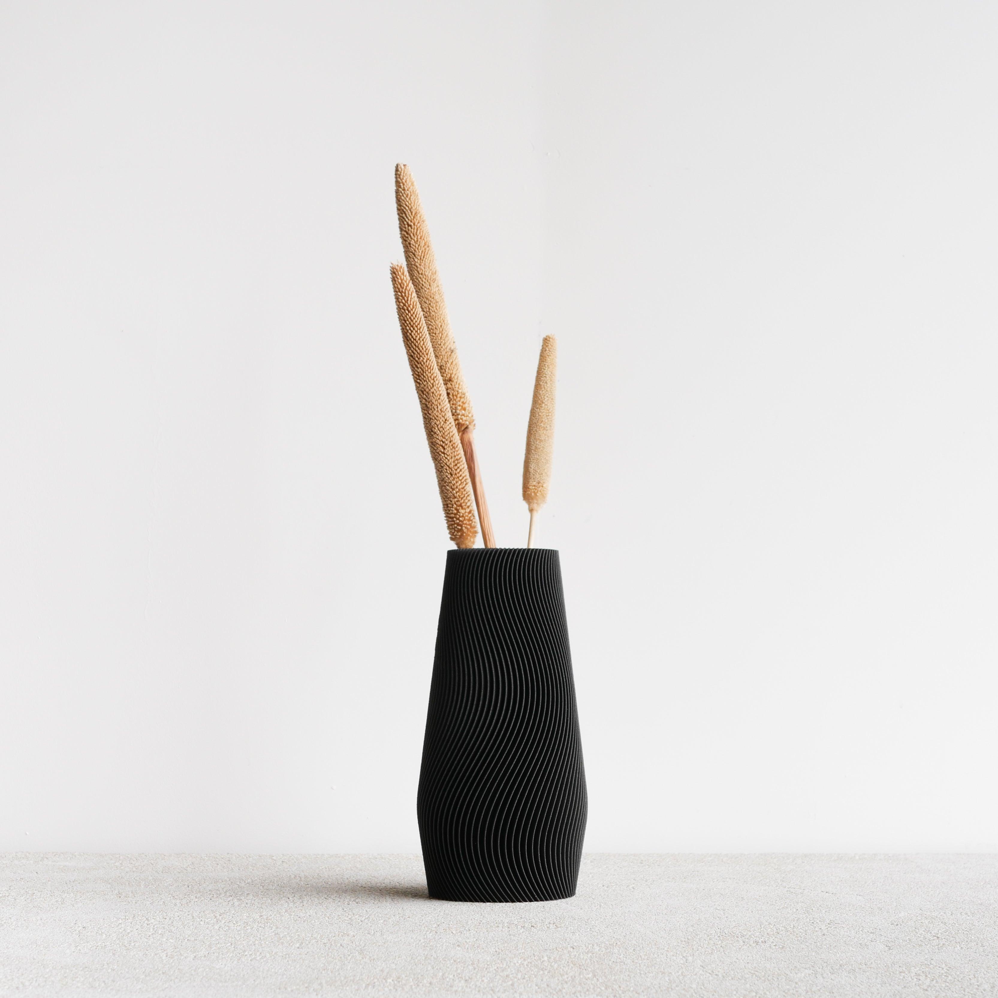 WAVE Vase - Minimum Design #color_black #couleur_noir