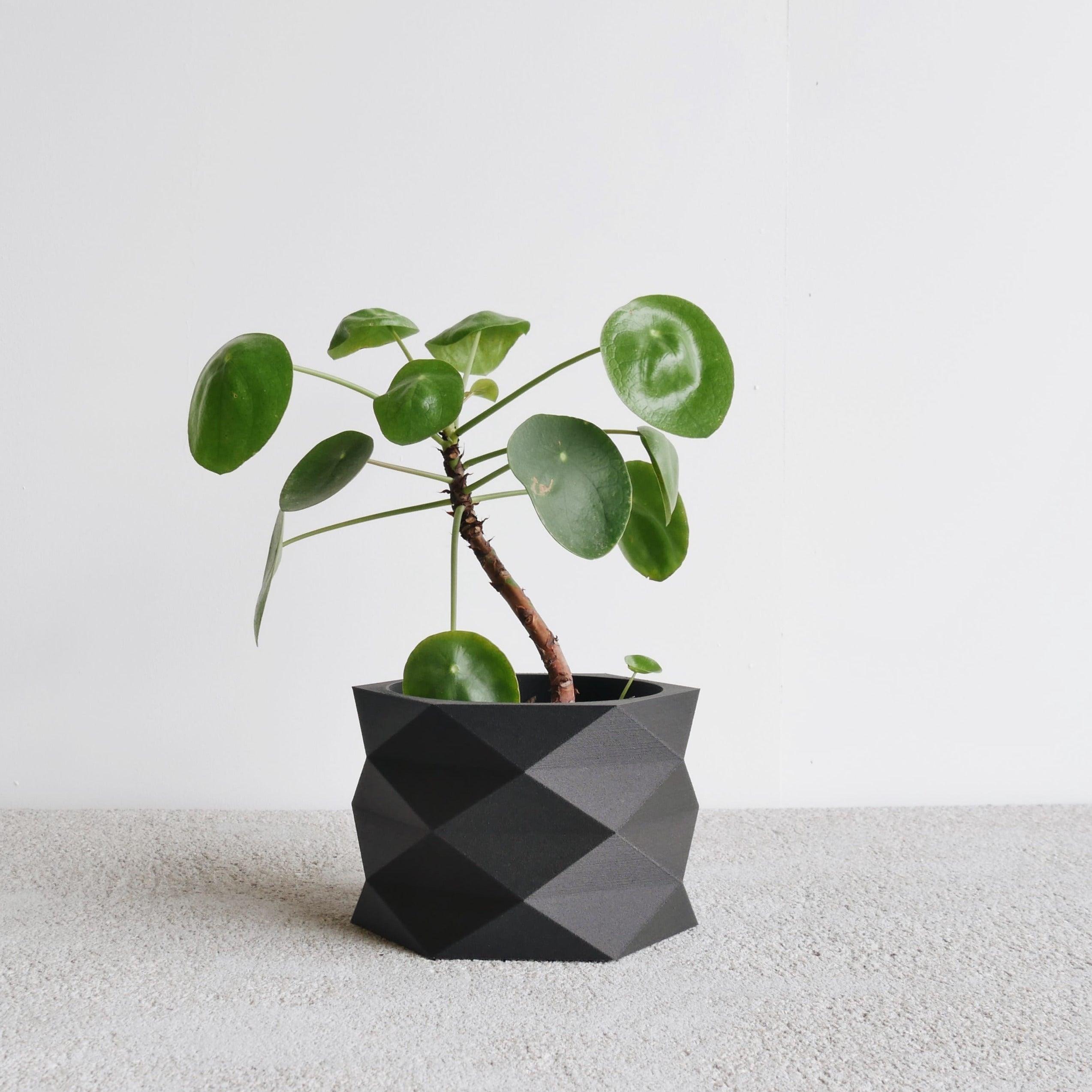 black diamant indoor planter #color_Black