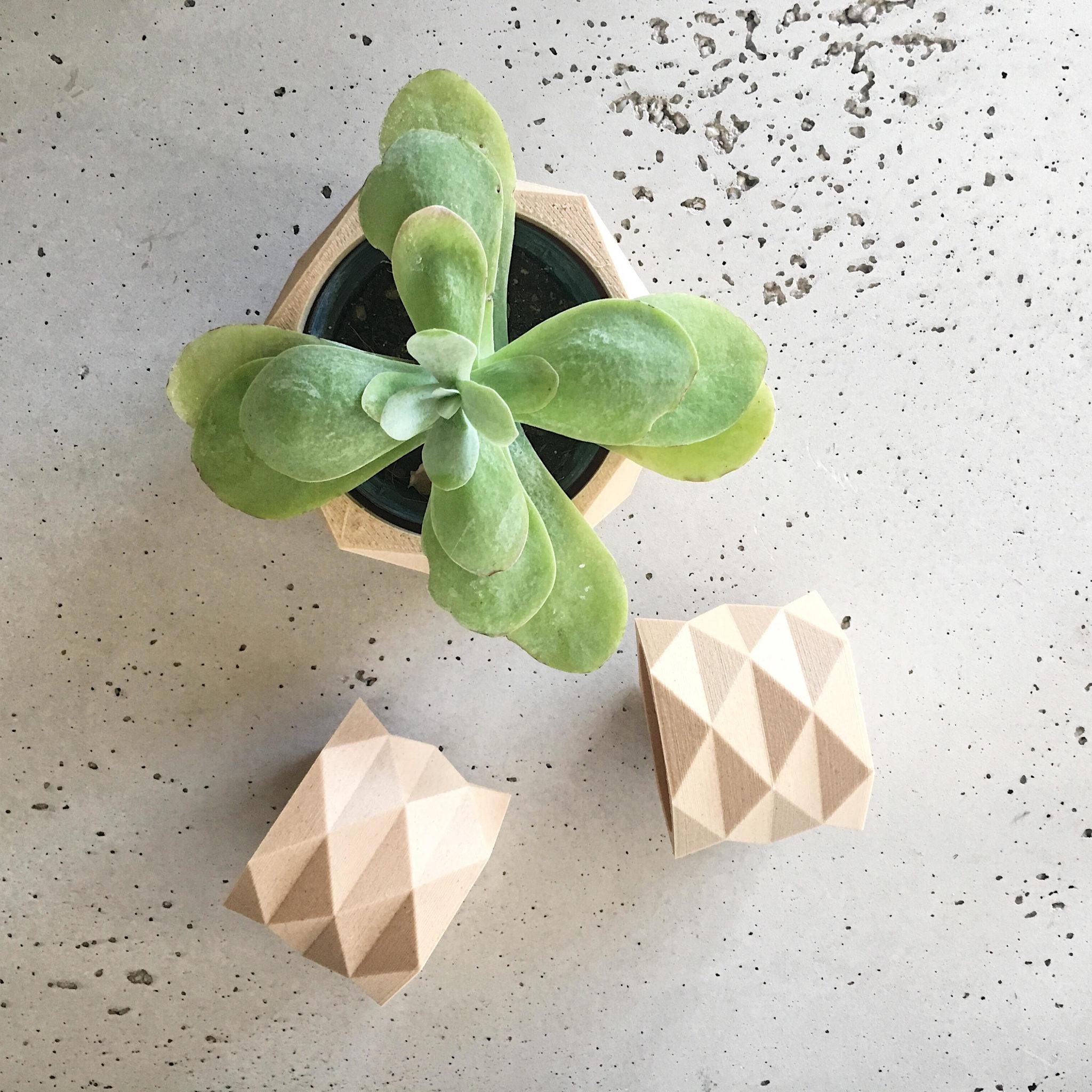 DIAMANT Indoor Planter - Minimum Design #color_Natural