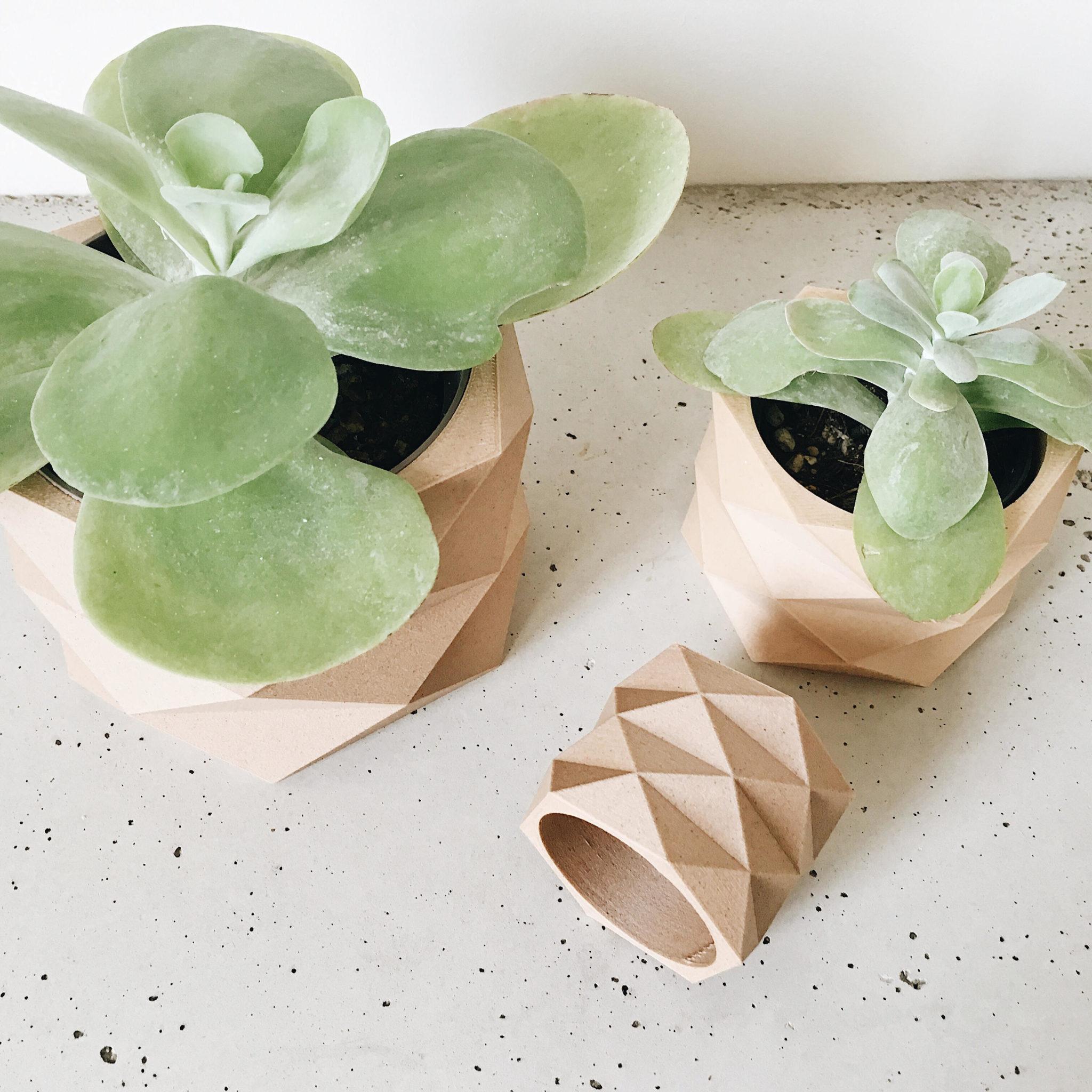 DIAMANT Indoor Planter - Minimum Design #color_Natural