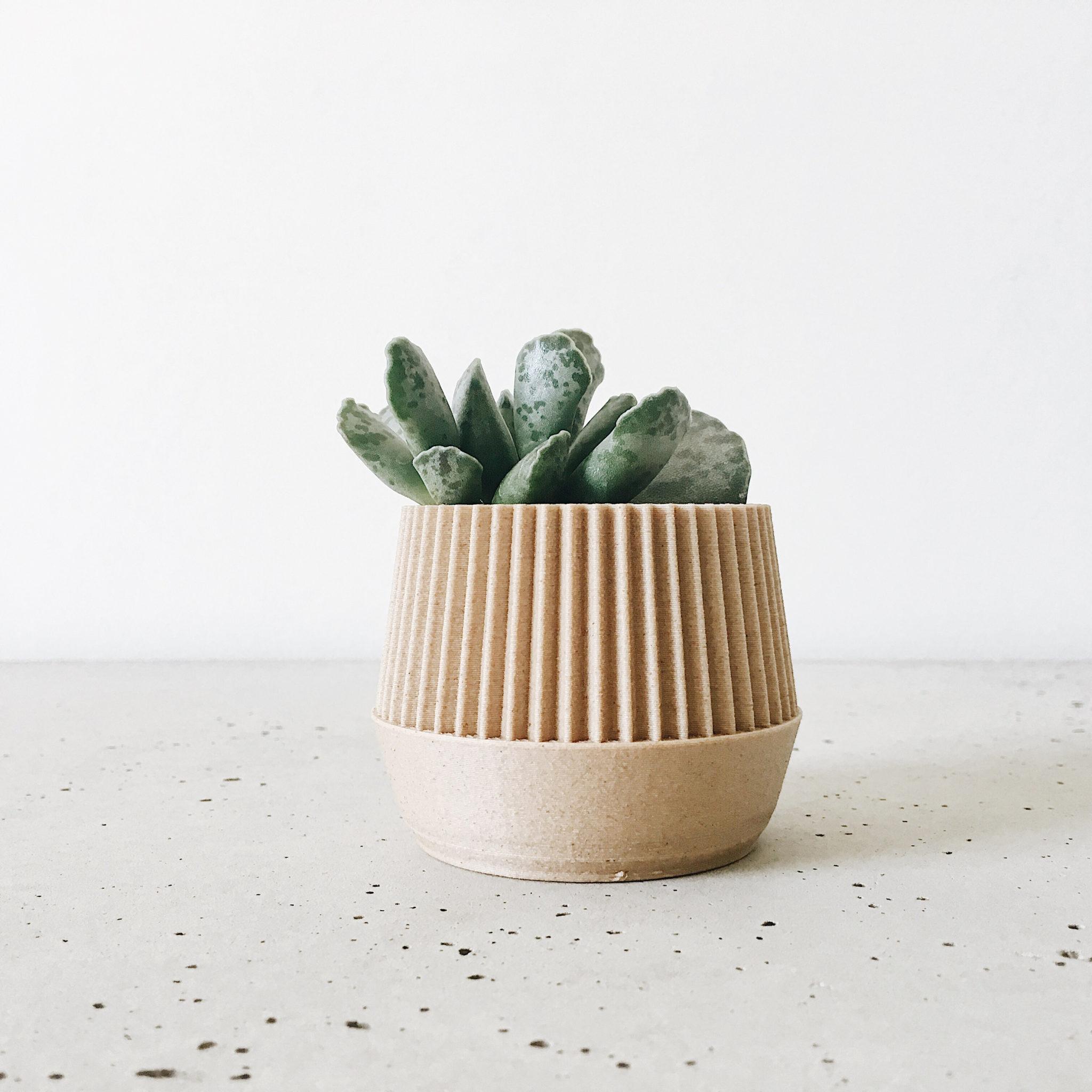 KOBE Indoor Planter - Minimum Design #color_Natural