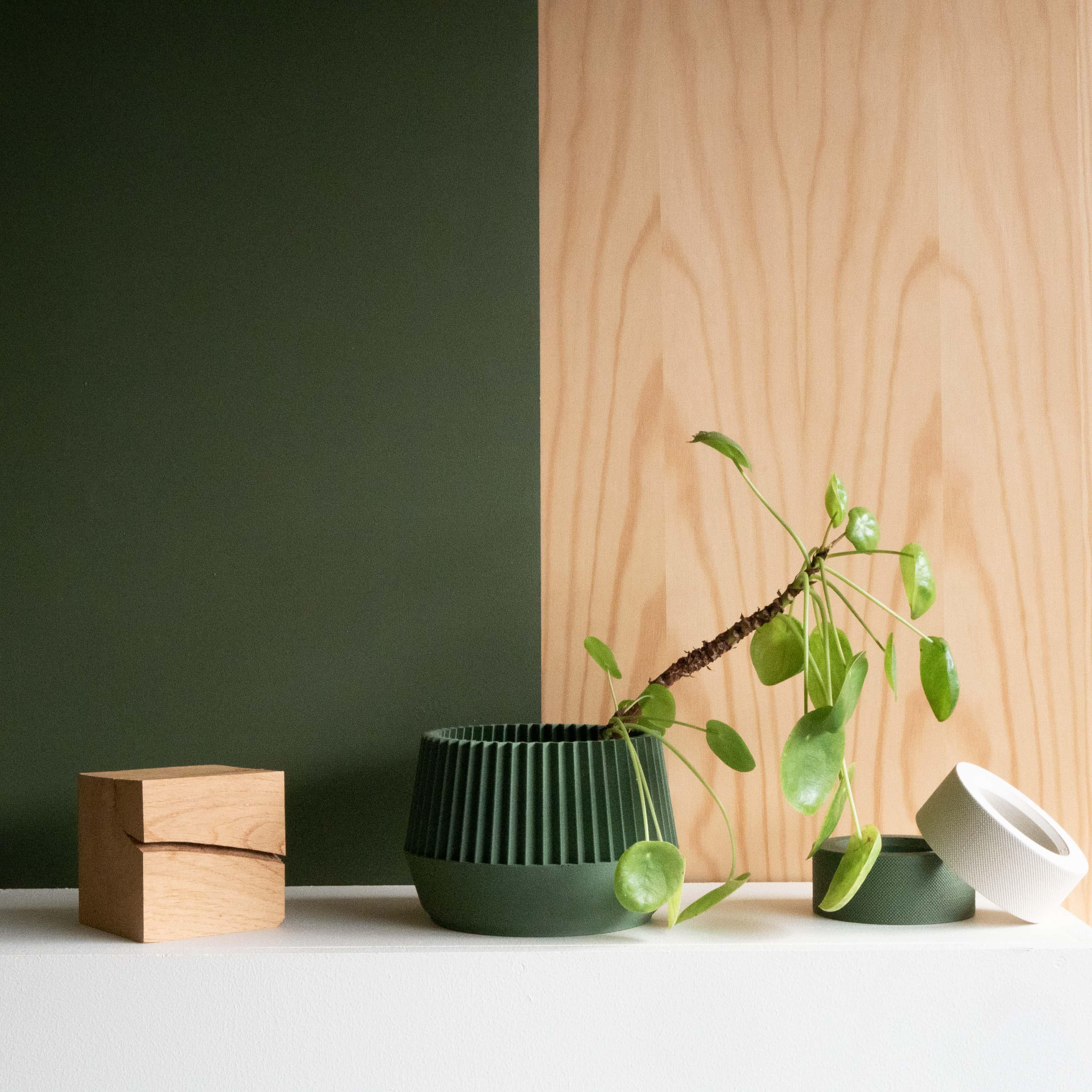 KOBE Indoor Planter - Minimum Design #color_Green