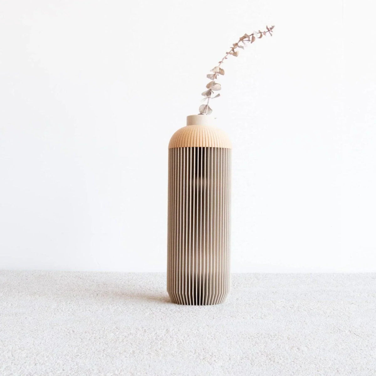 MIST white Onde vase #color_mist white