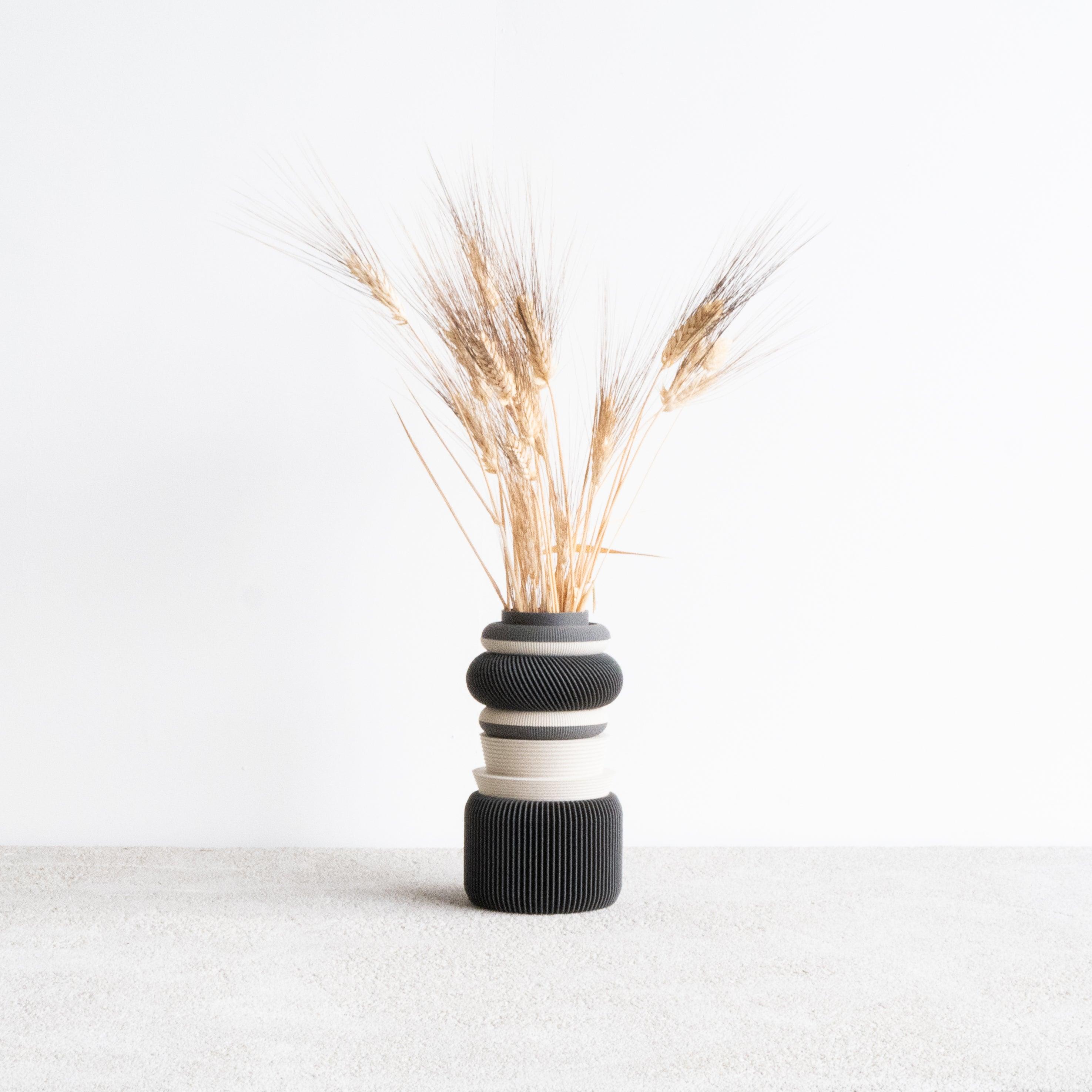 NU Modular Vase – Grey - Minimum Design