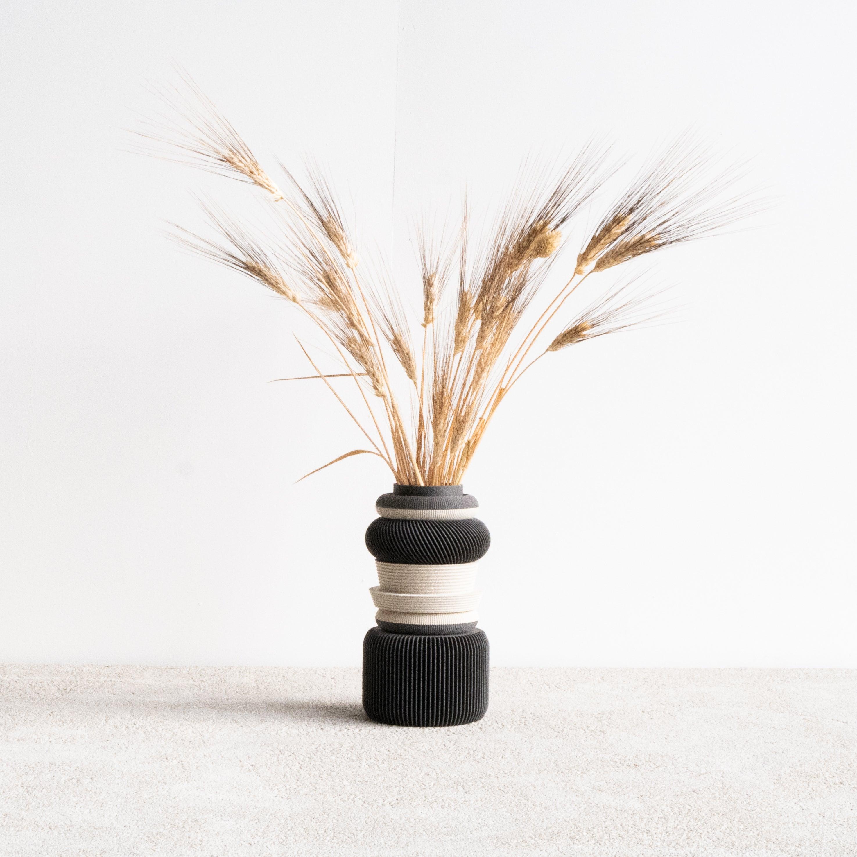 NU Modular Vase – Grey - Minimum Design