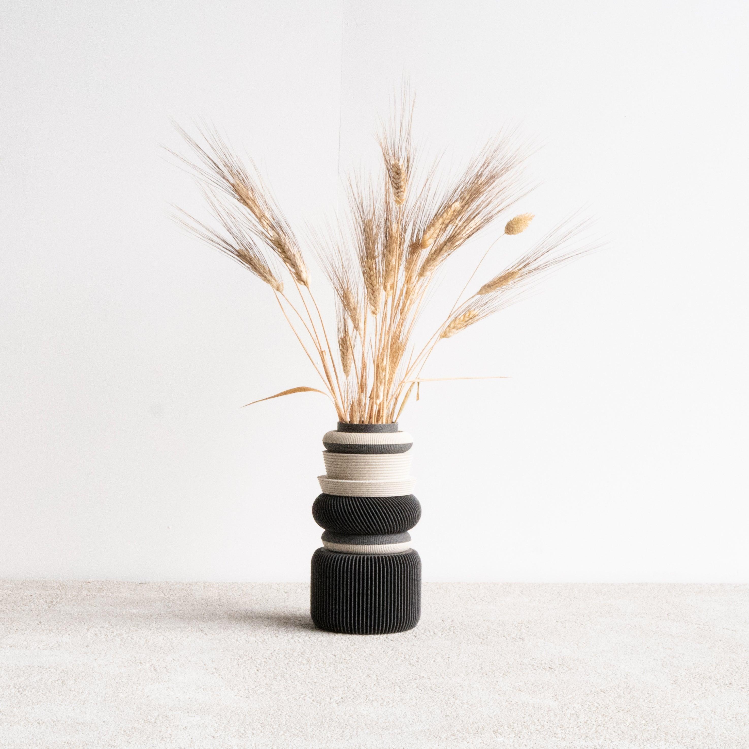 NU Modular Vase – Grey - Minimum Design