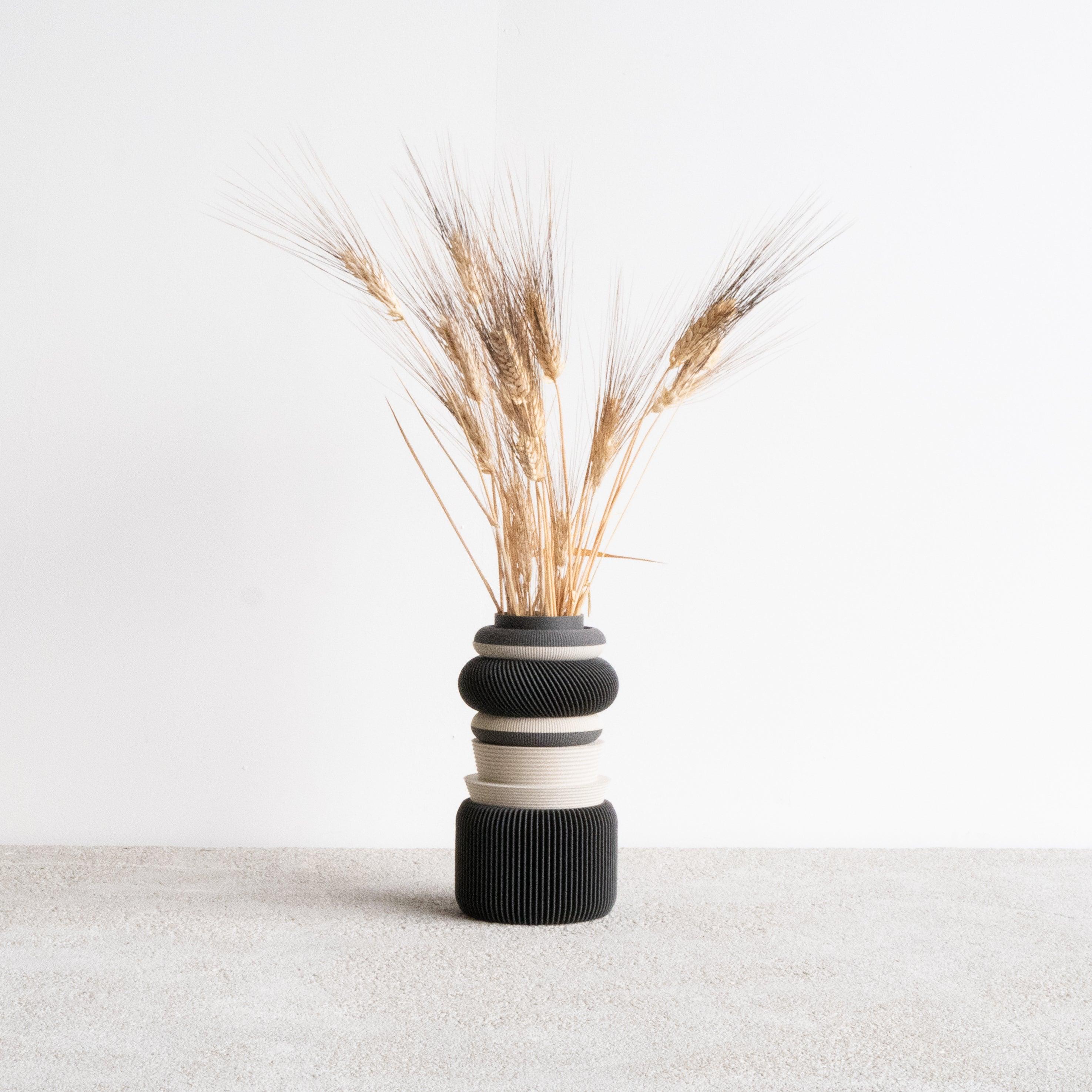 NU Modular Vase – Grey - Minimum Design