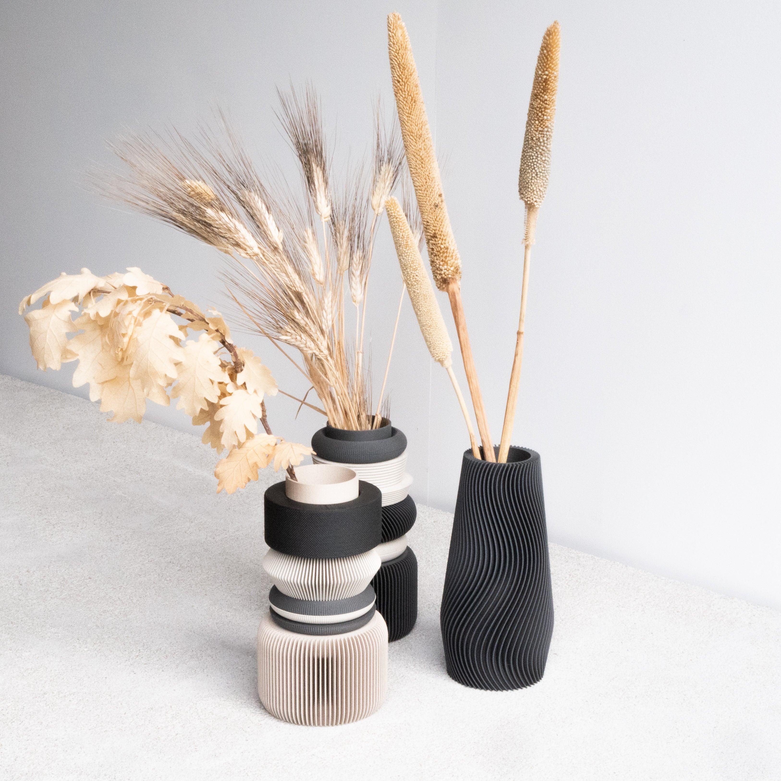NU Modular Vase – Grey - Minimum Design