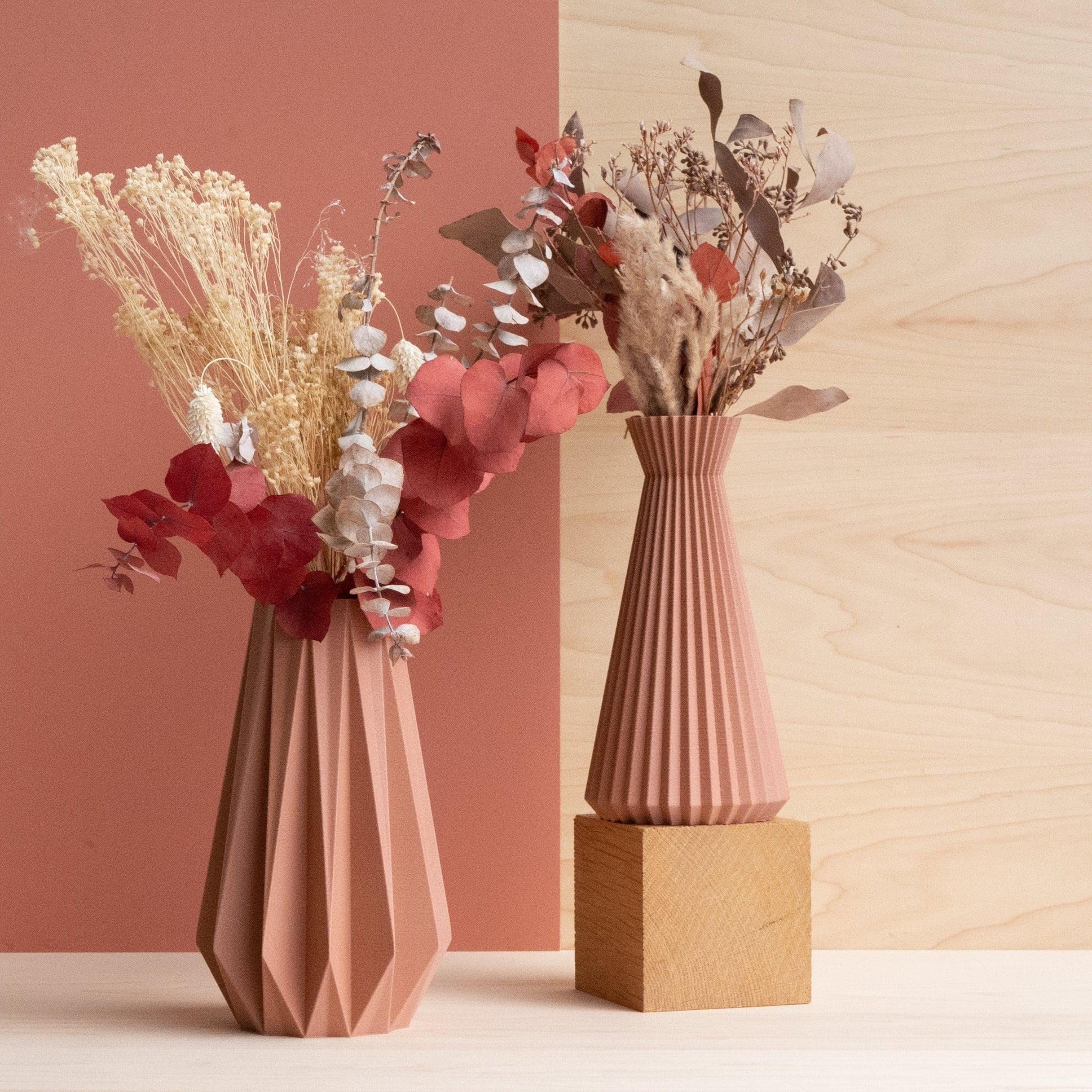 ORIGAMI Vase - Minimum Design #color_Terracotta