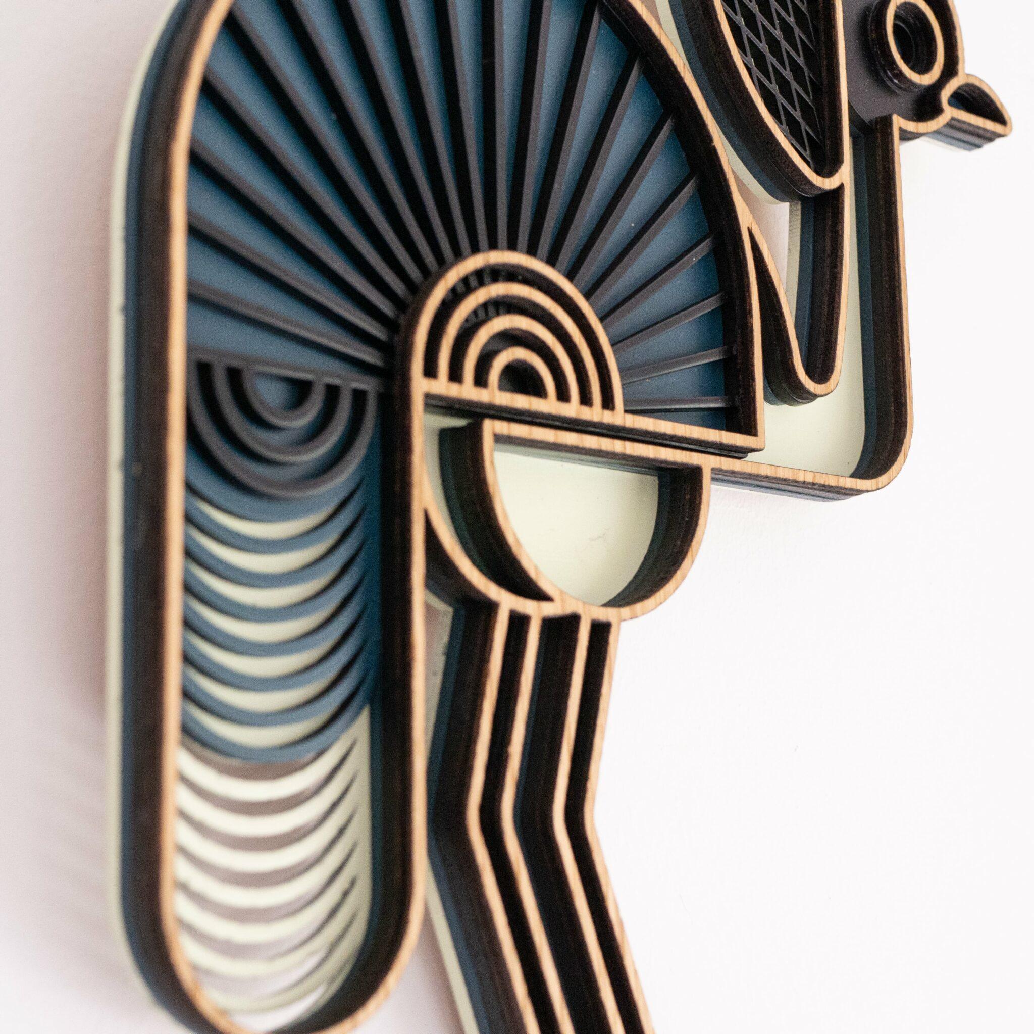Peacock wall decor