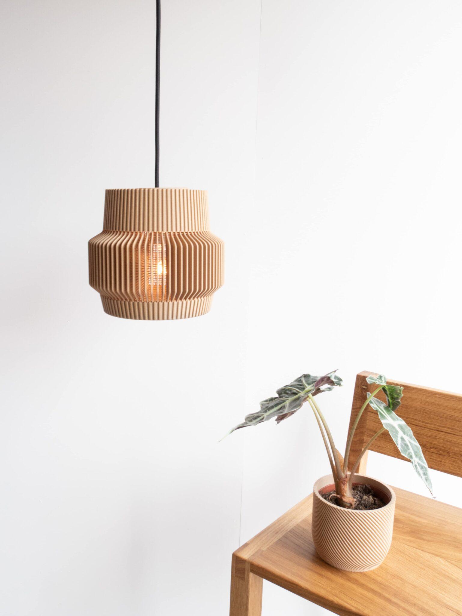 Sand pendant light