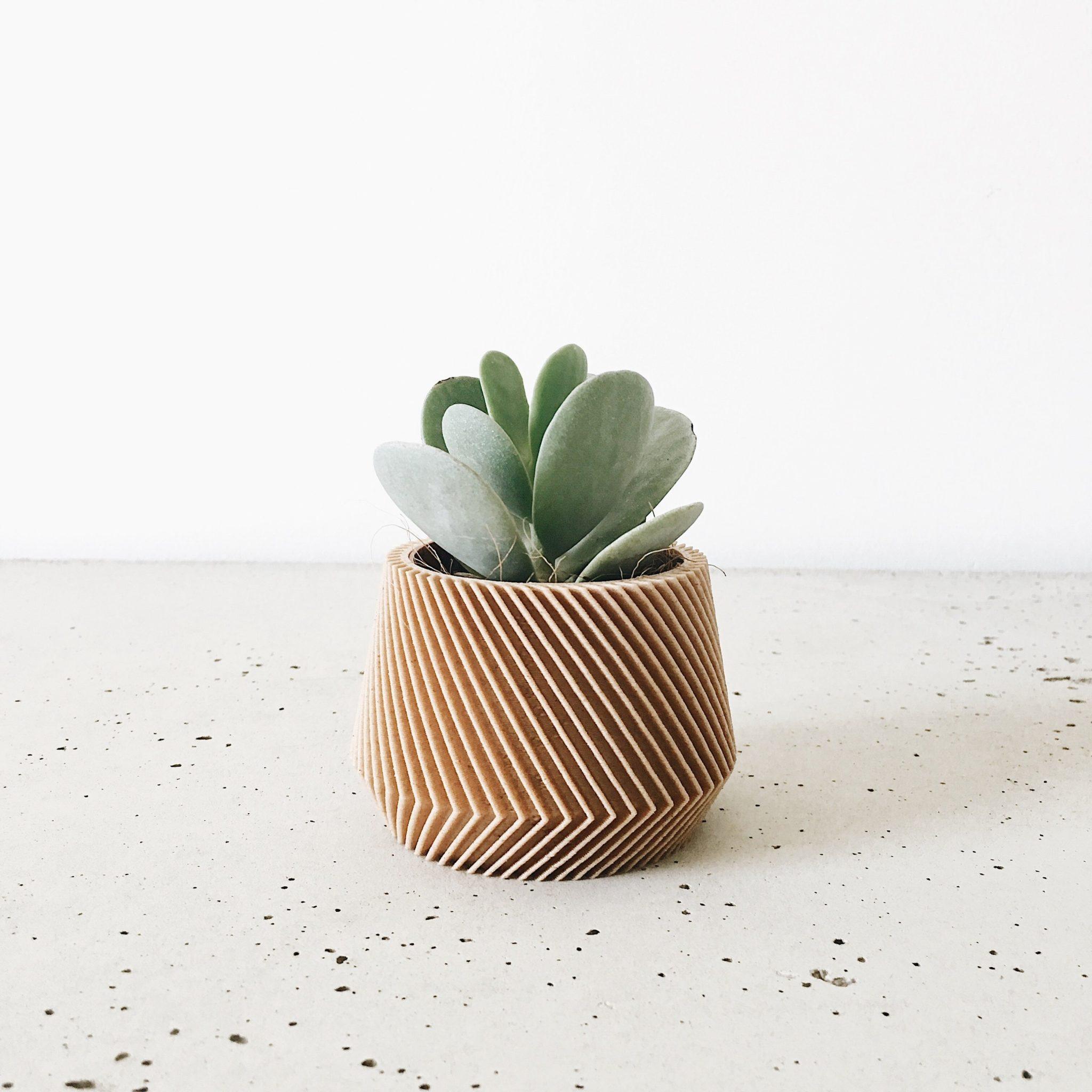 Set of 3 planters - Oslo Kobe Tokyo - Minimum Design
