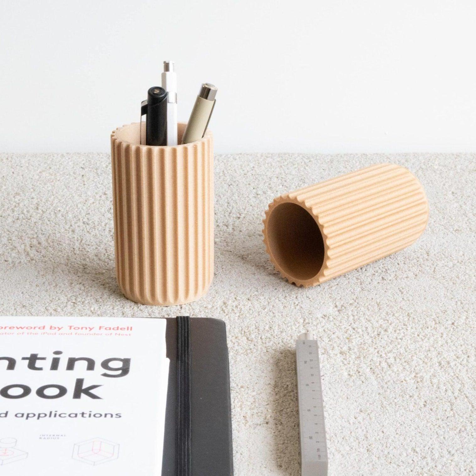 pen holder stockholm wood