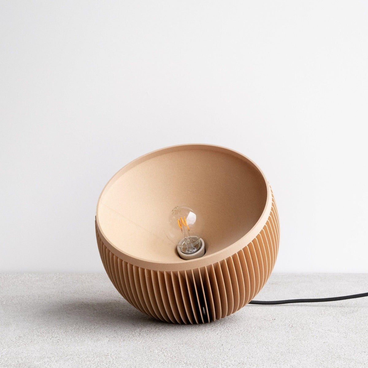 Wood table lamp SUNSET Minimum design
