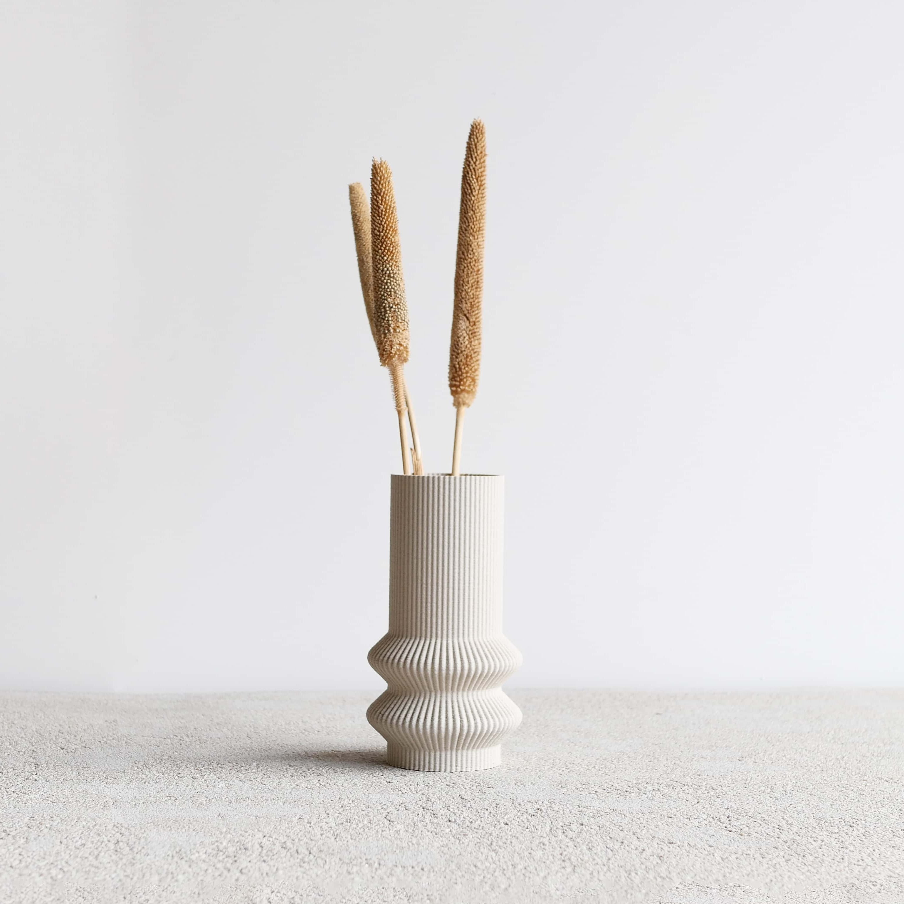 JUNE Vase - Minimum design #color_Mist white